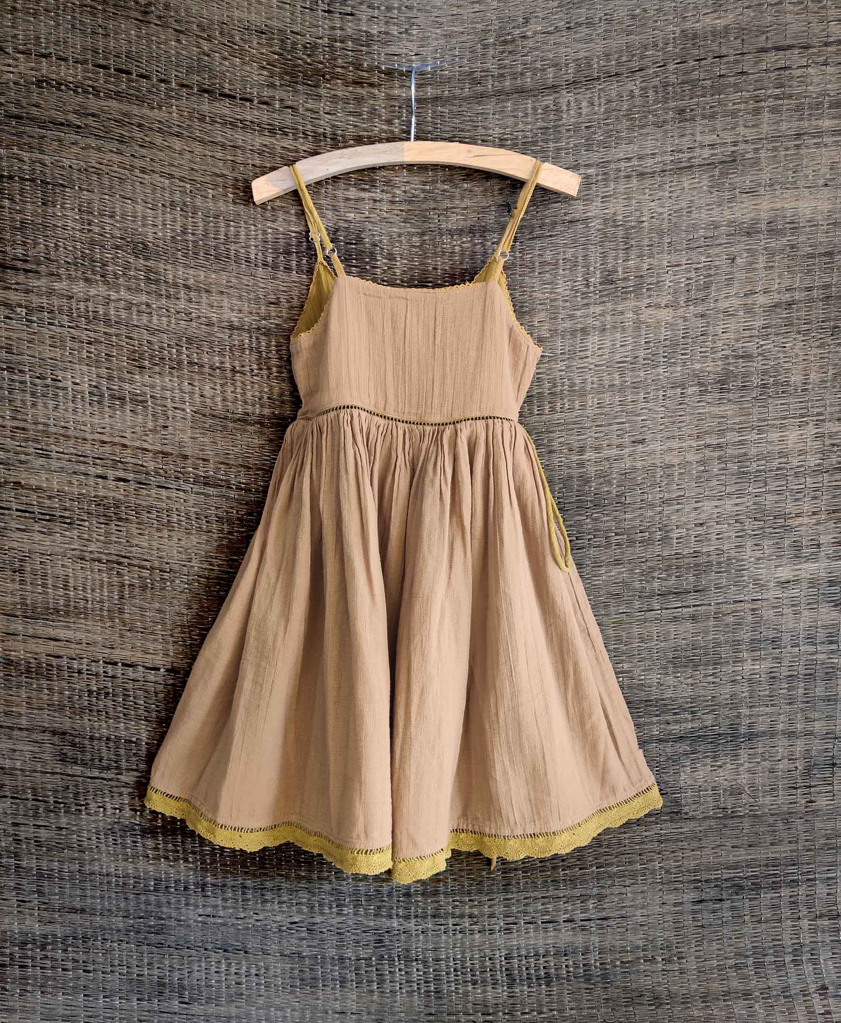Reversible wrap Dress | Blush Pink - Mud - Totdot