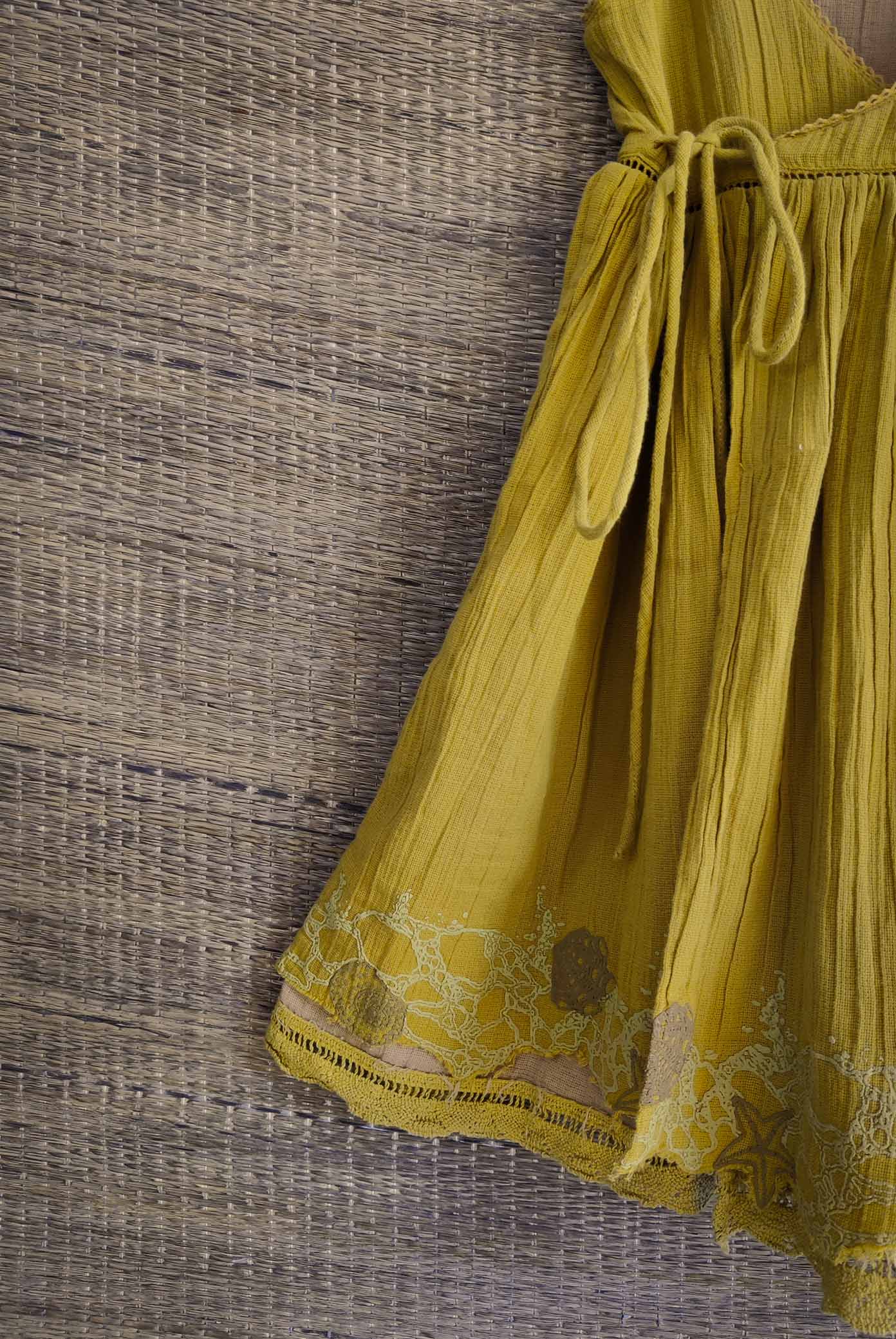 Reversible wrap Dress | Blush Pink - Mud - Totdot