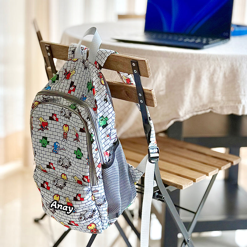Printed Backpack