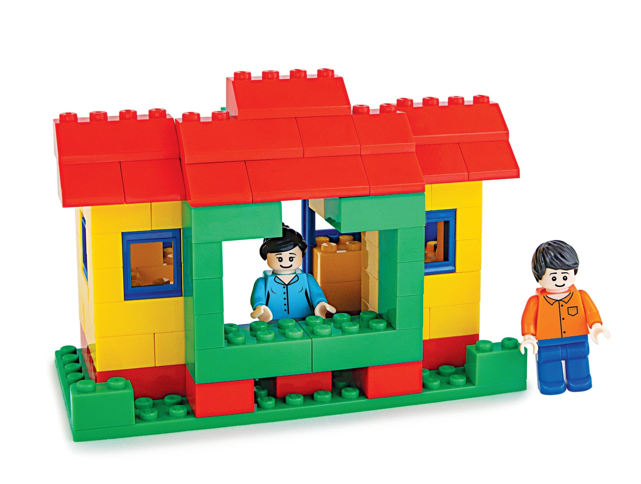 Town House - building block set for kids, promoting creative play and STEM learning