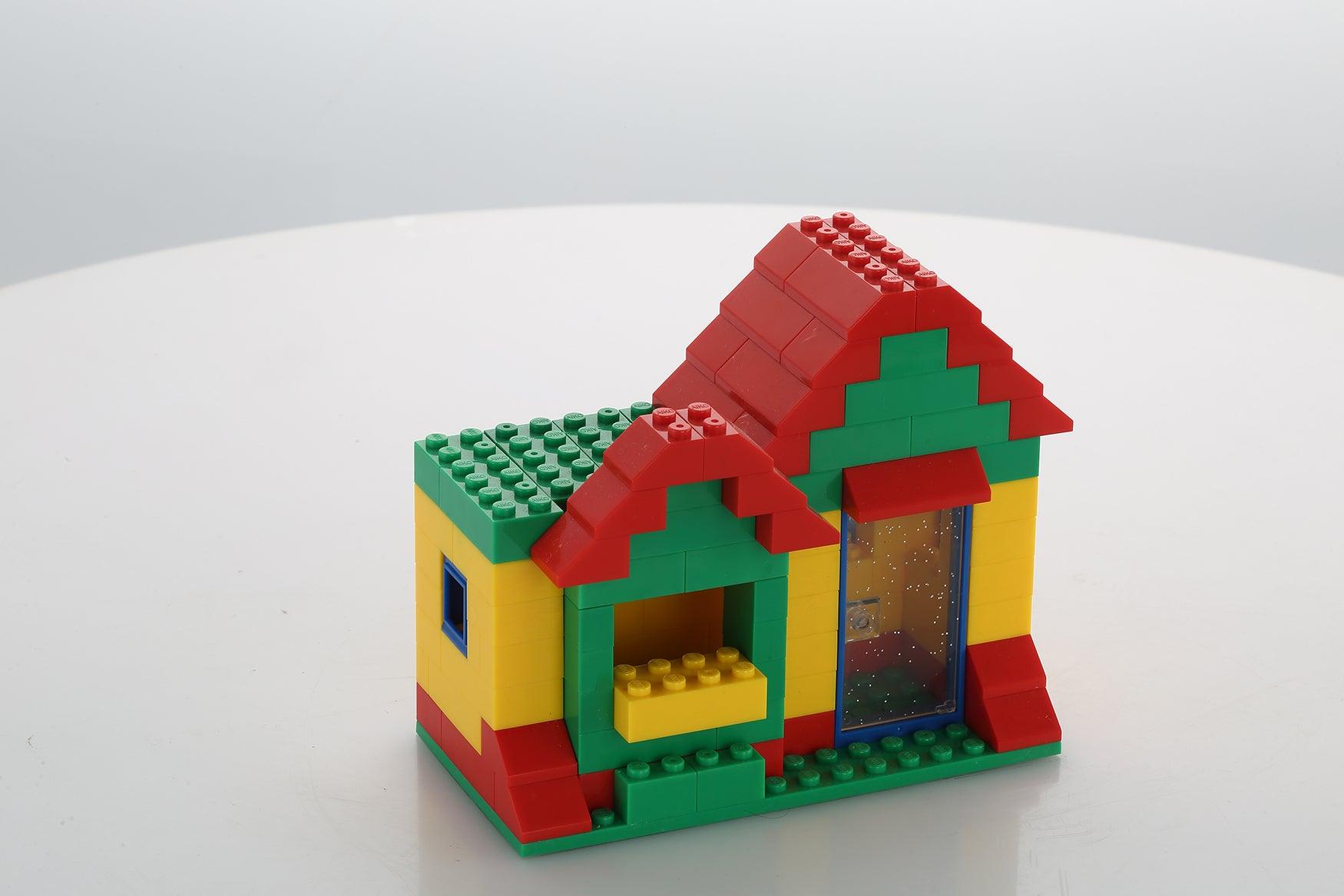 Town House building block set for kids, promoting creative play and STEM learning