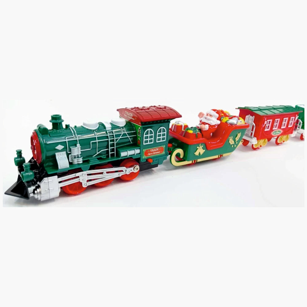 Santa’s Sound & Light train around the tree