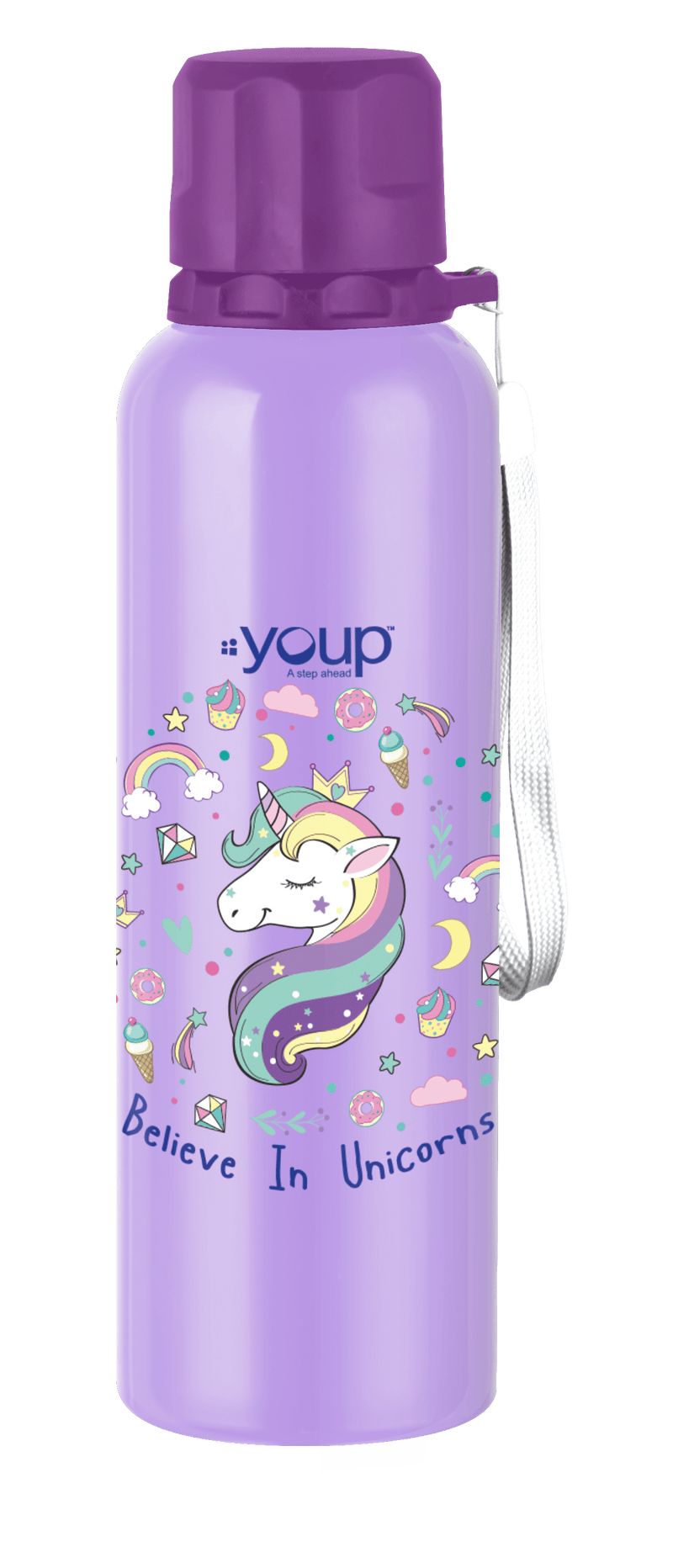 Unicorn kids water bottle OCEAN - 750 ml Stainless steel - Totdot