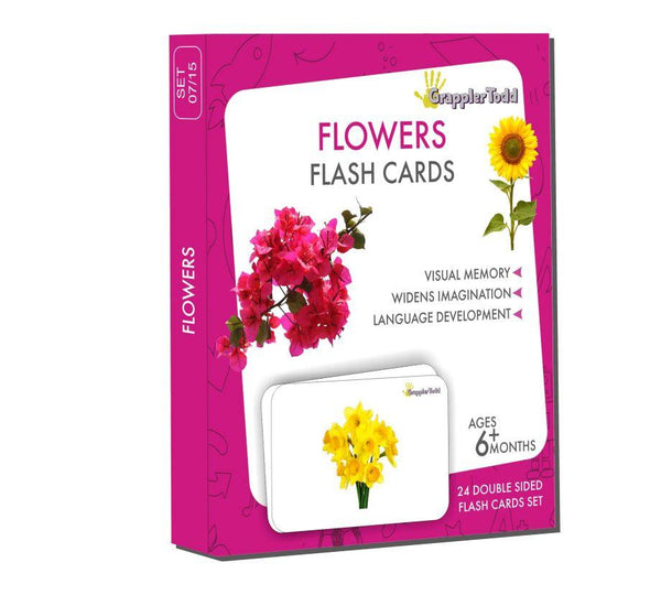 Flowers Flash Cards - Totdot