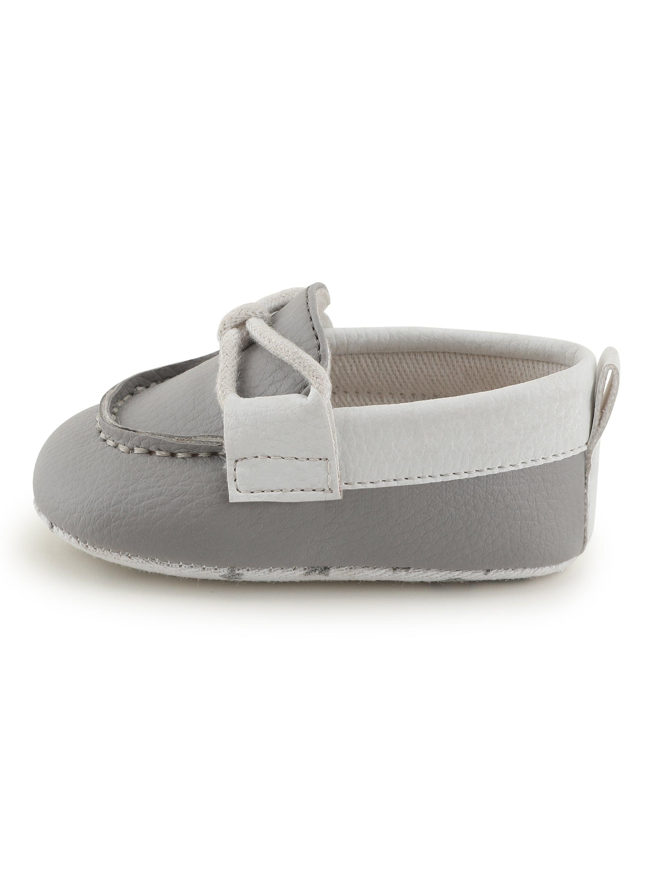 Grey Mr. Doe Loafers - Totdot