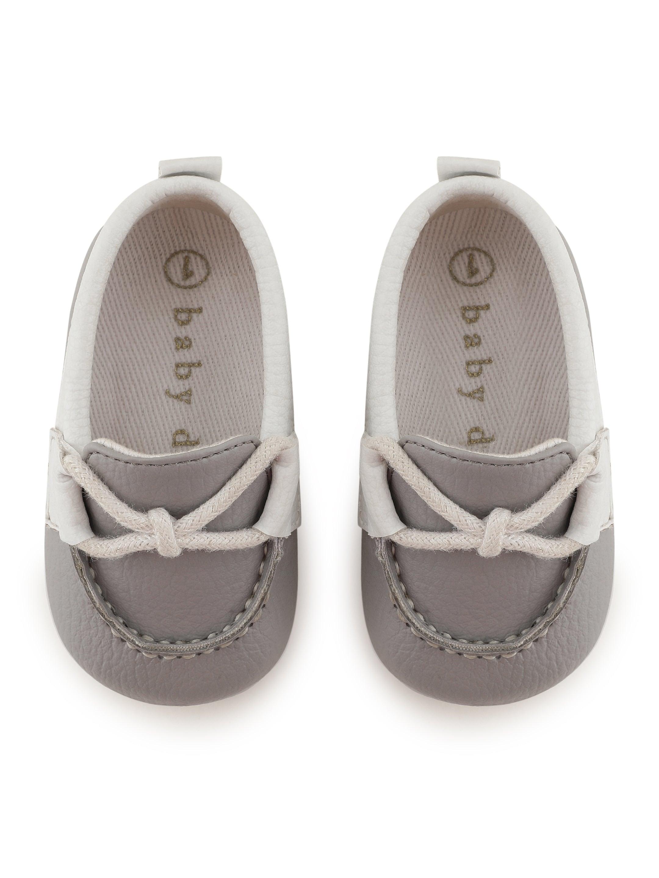 Grey Mr. Doe Loafers - Totdot