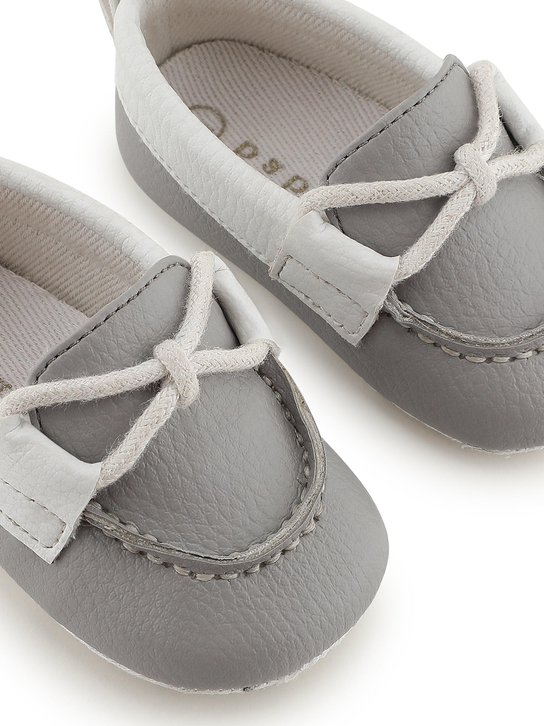 Grey Mr. Doe Loafers - Totdot