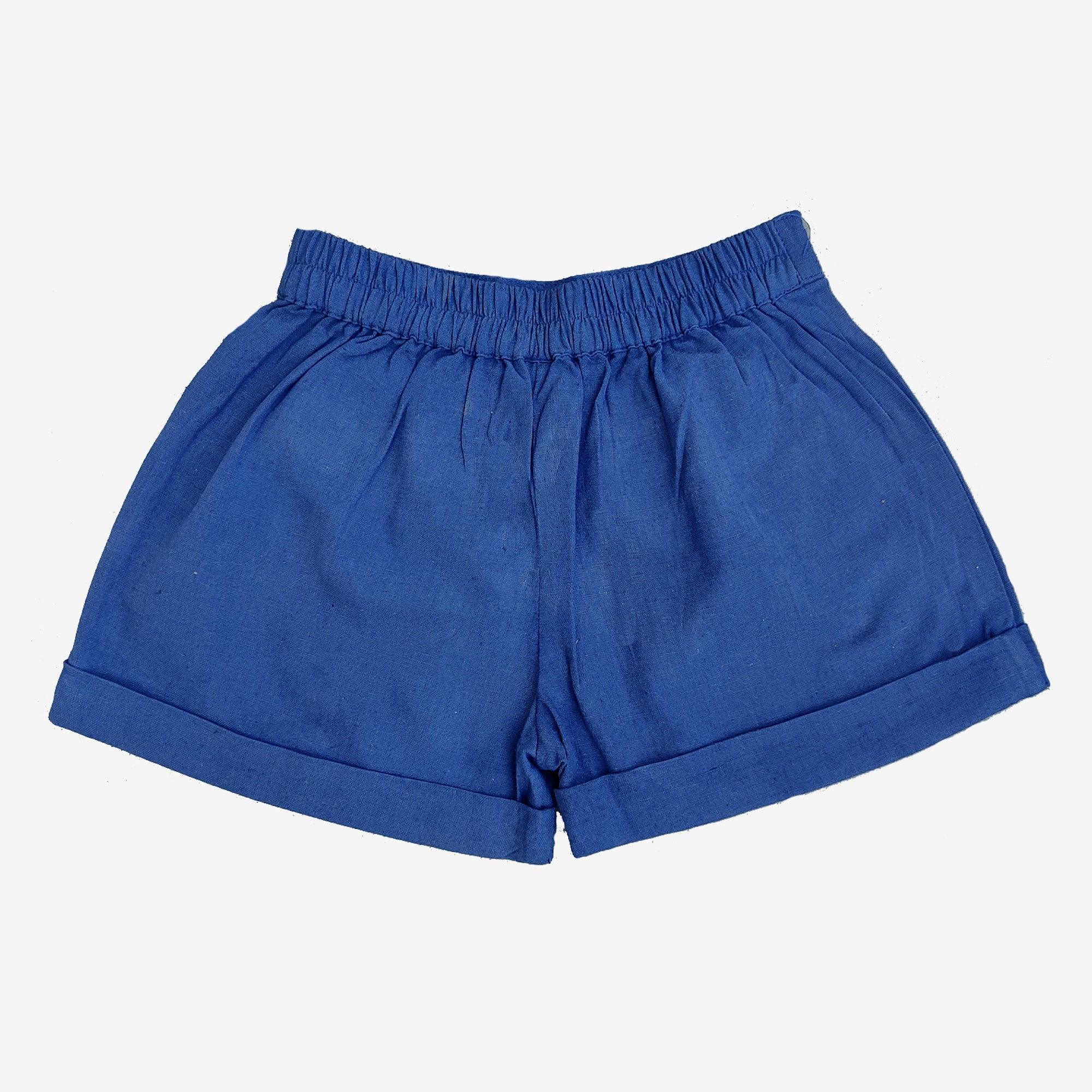 Ikeda Designs Solid color Shorts- Dark Blue - Totdot