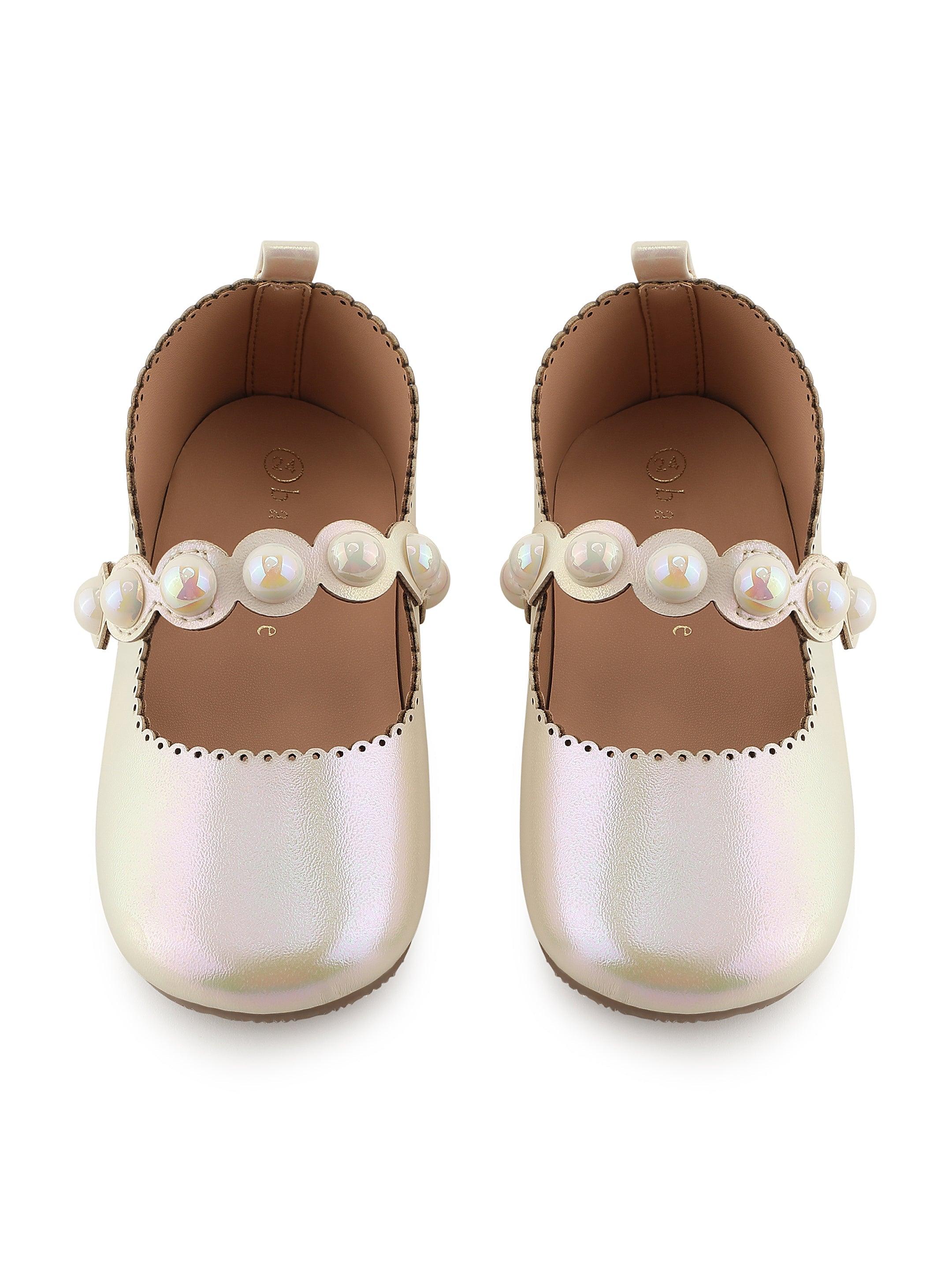 Metallic Cinderella Ballerinas - Totdot