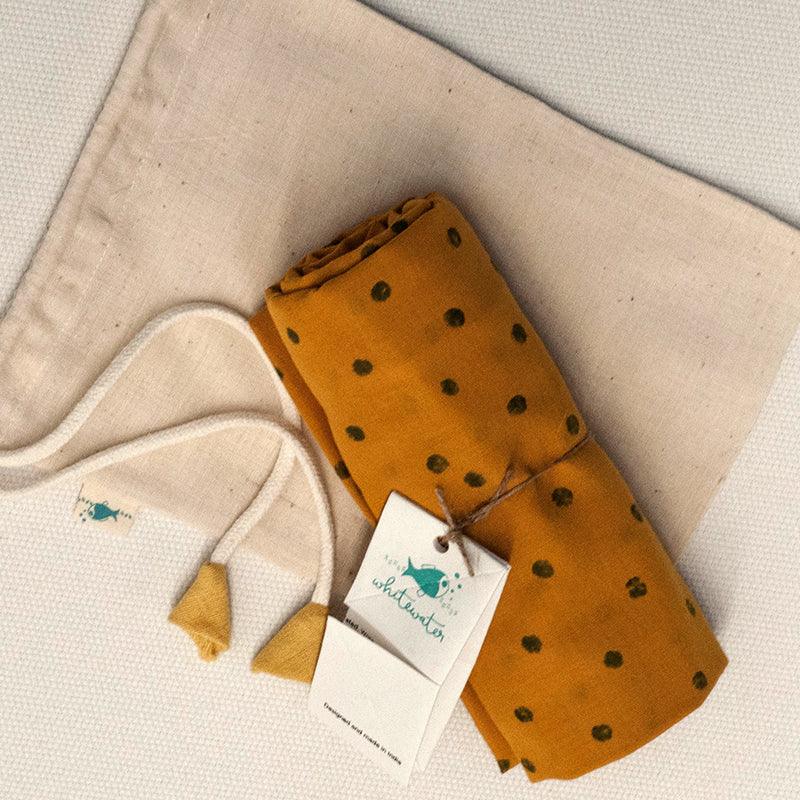 ORGANIC NEWBORN GIFT BUNDLE - ORGANIC RAIDANA KAPOK PILLOW + SWADDLE - Totdot