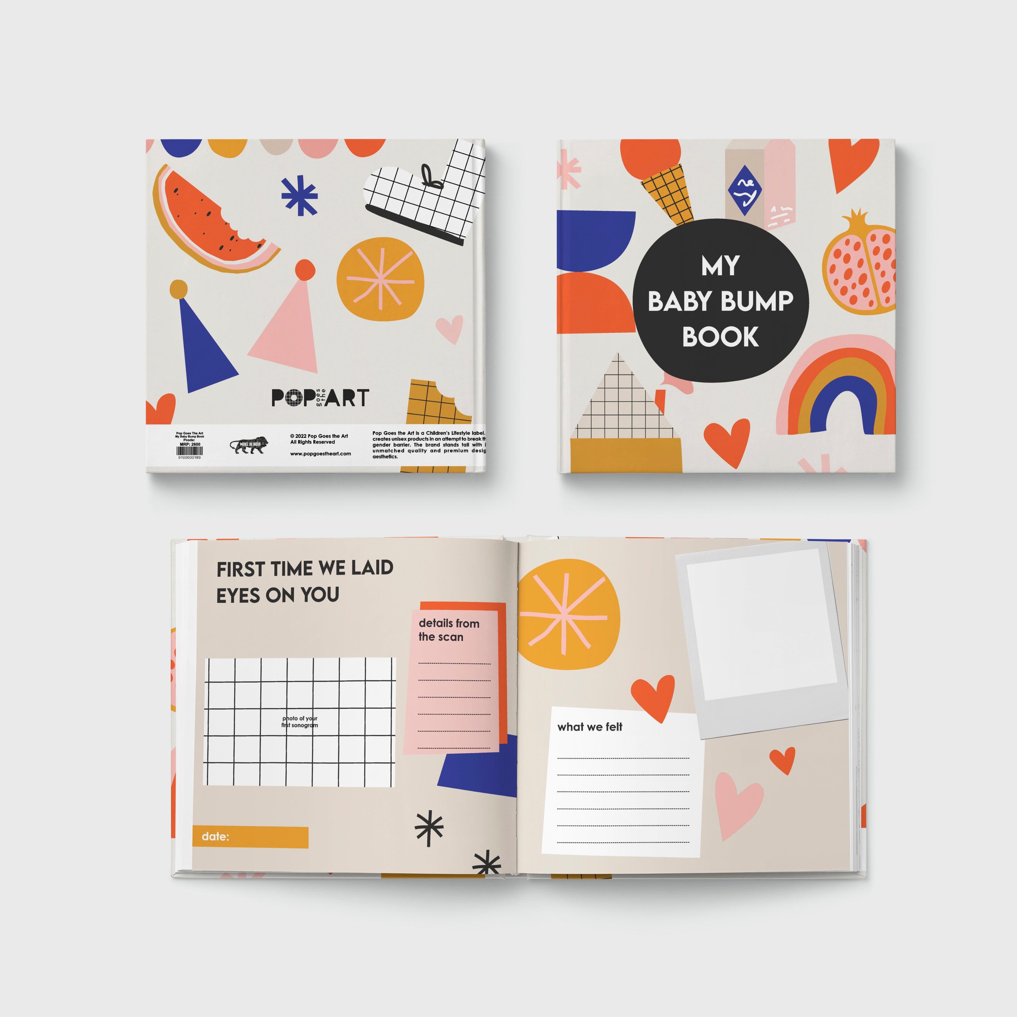 Record Book My Baby Bump Book - Totdot