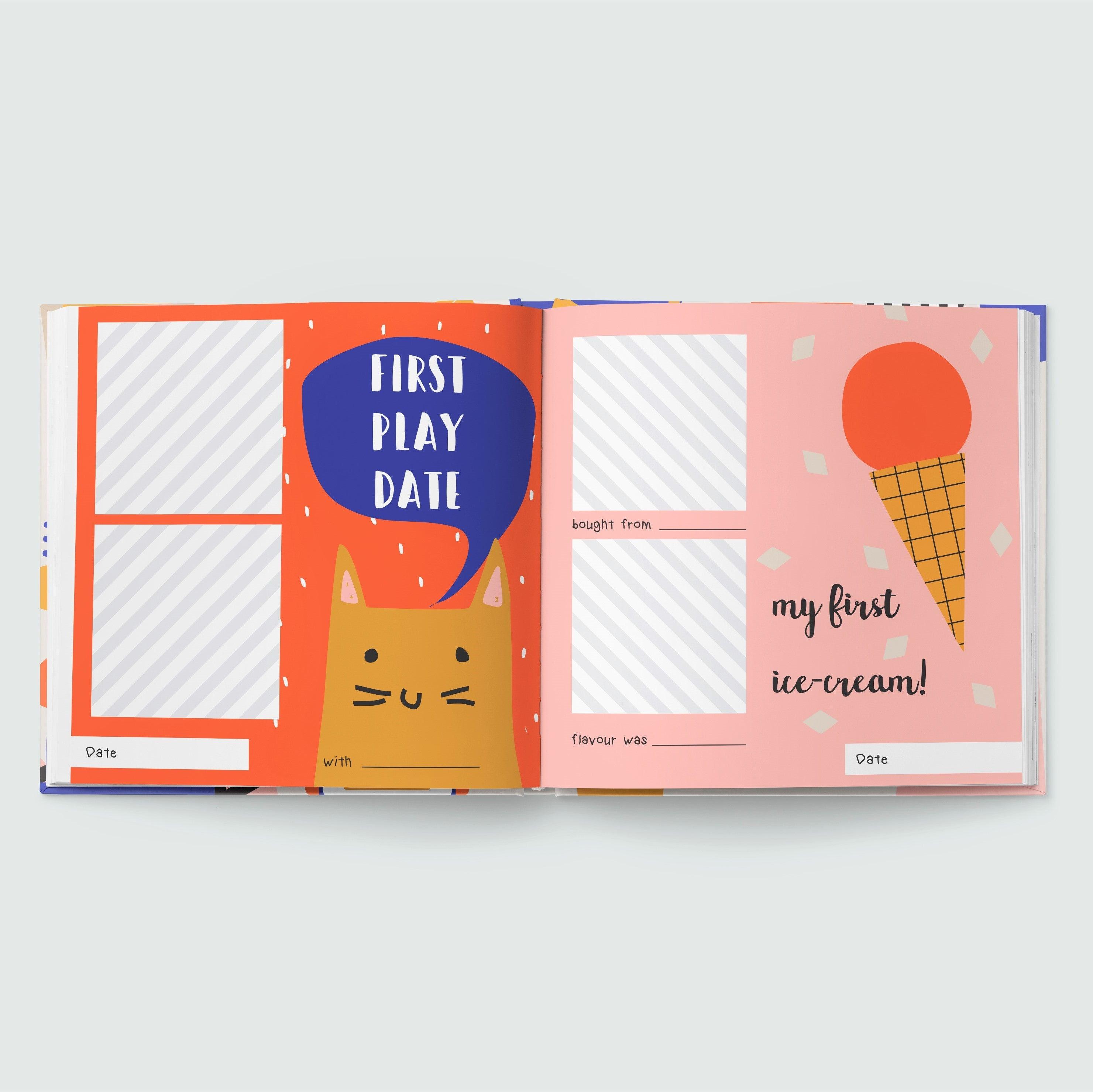 Record Book My Big Book of Firsts - Totdot