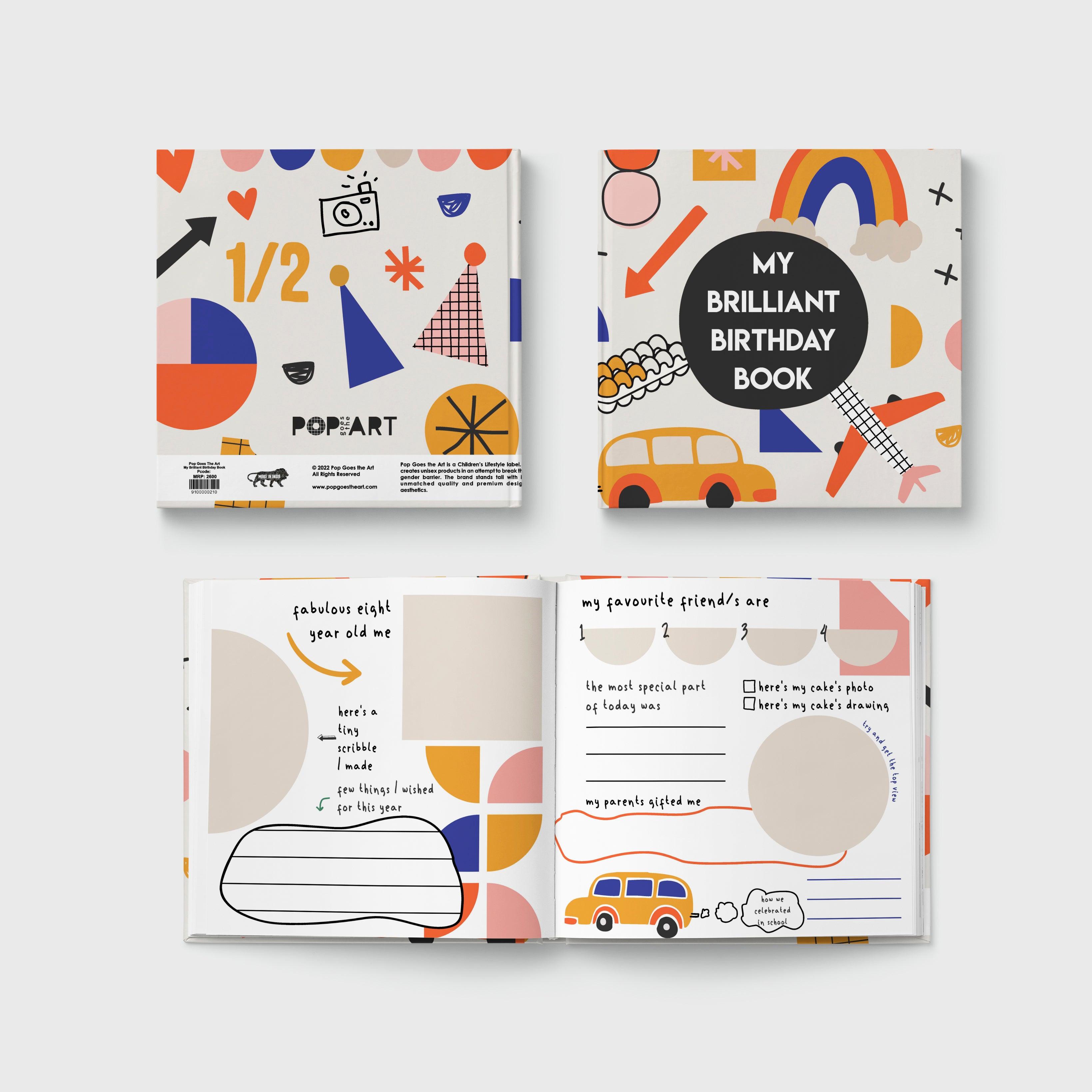 Record Book My Brilliant Birthday Book - Totdot