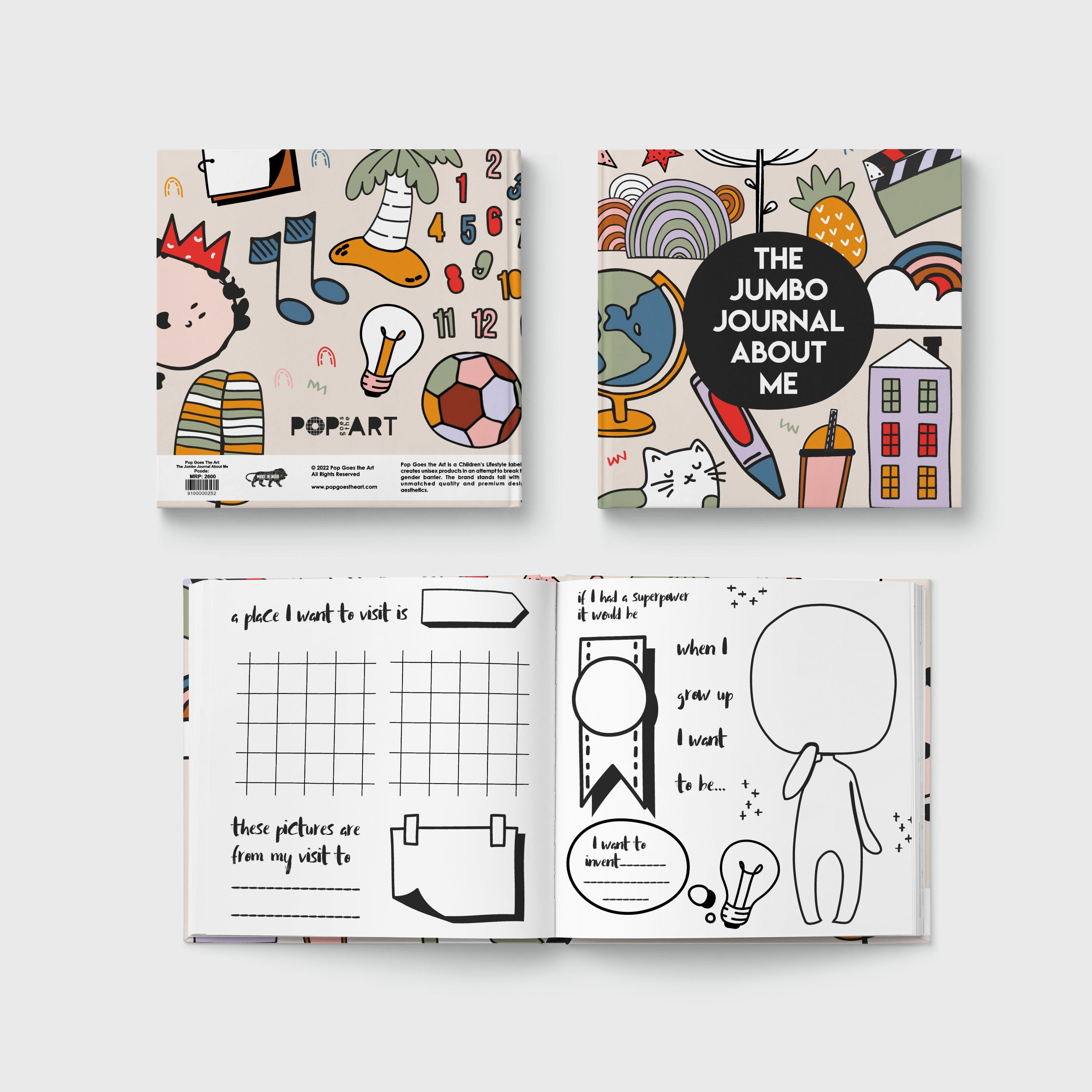 Record Book The Jumbo Journal About Me - Totdot