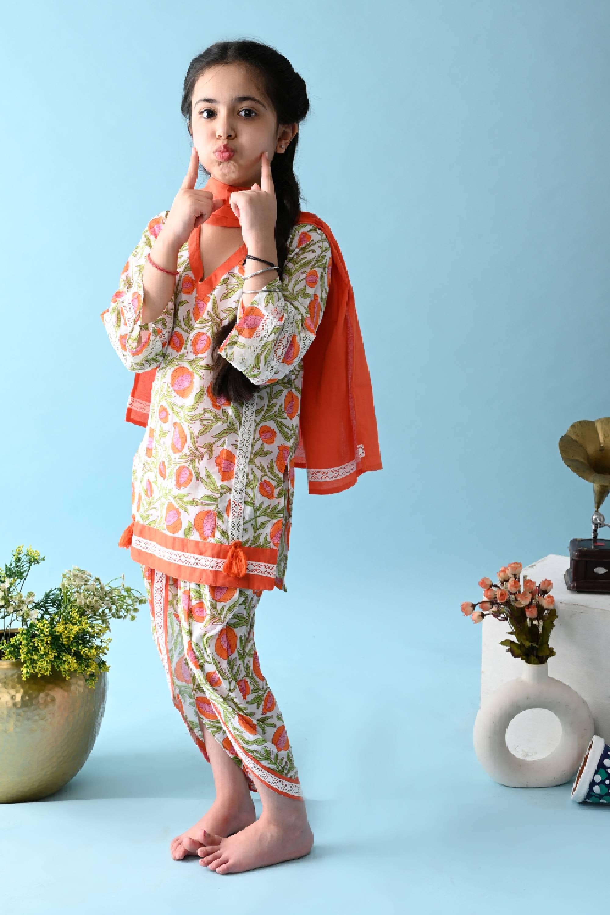 Taj Dhoti Set - Totdot