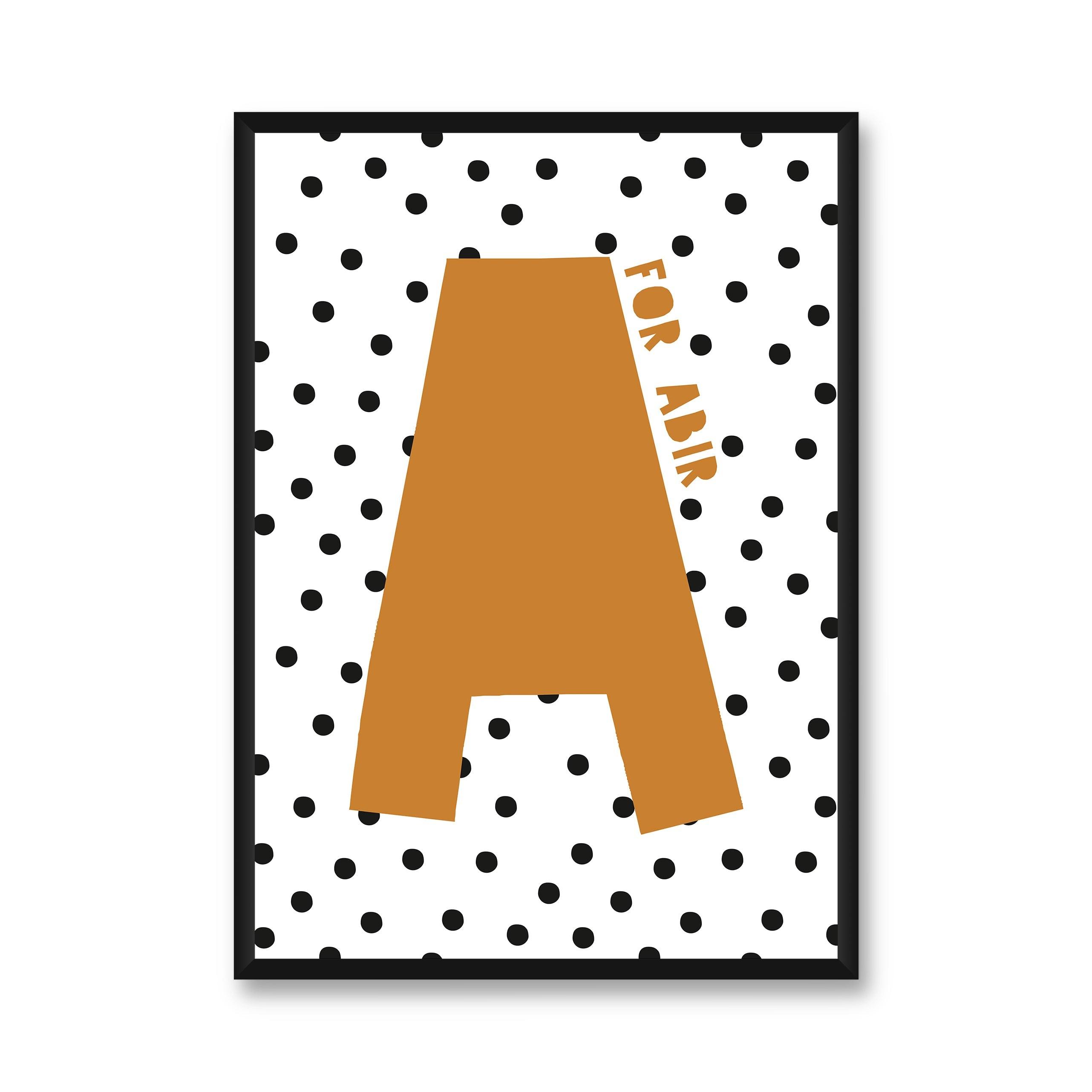Wall Frame | Initial Name - Totdot