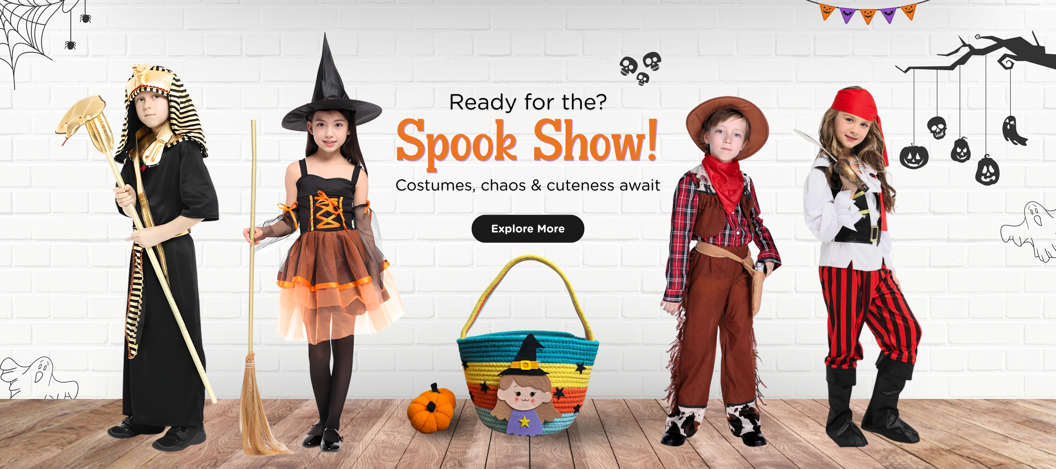🎃 Halloween is Here: Costumes, Decor; Trick-or-Treat Must-Haves for Kids