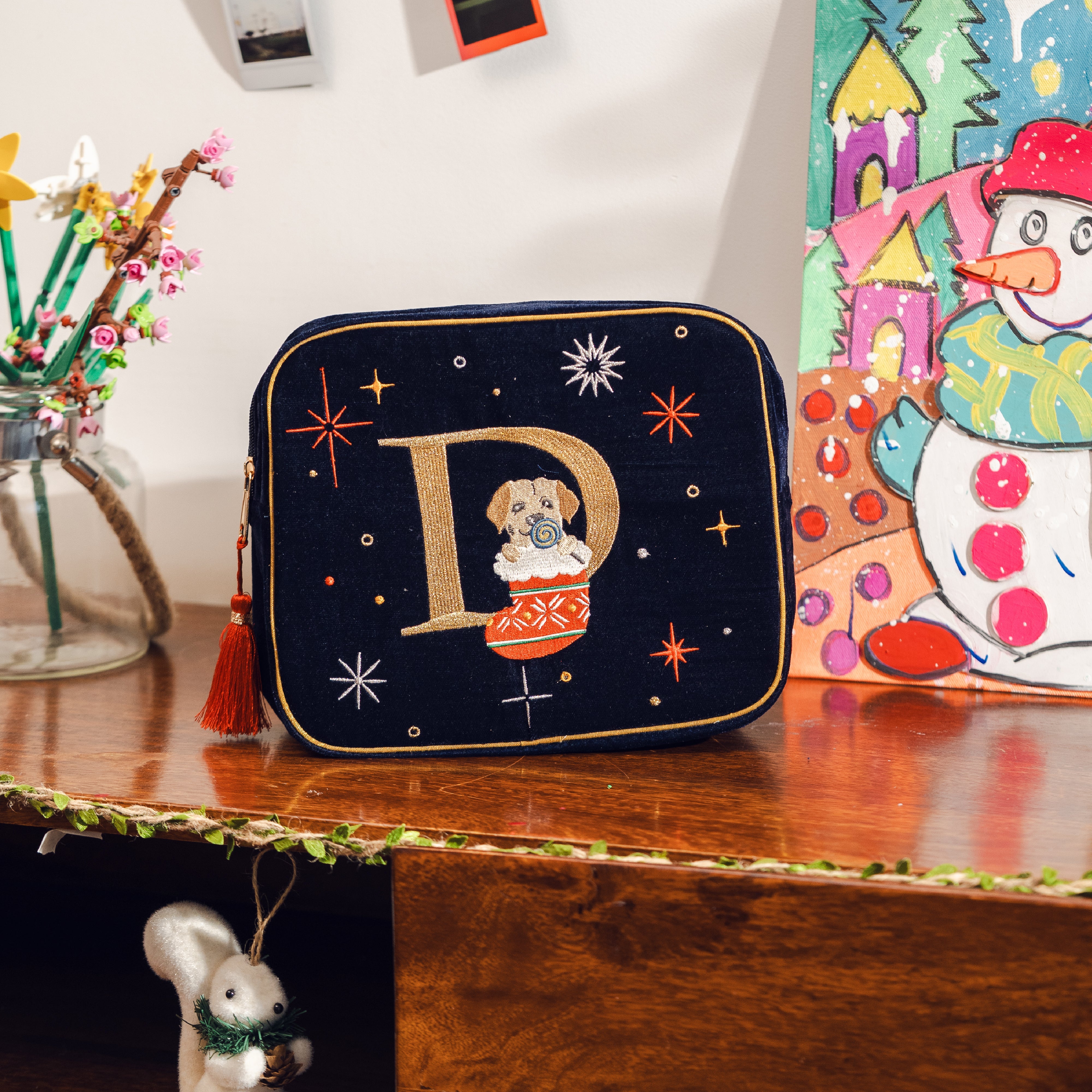 Once Upon A Winter Alphabet Pouches