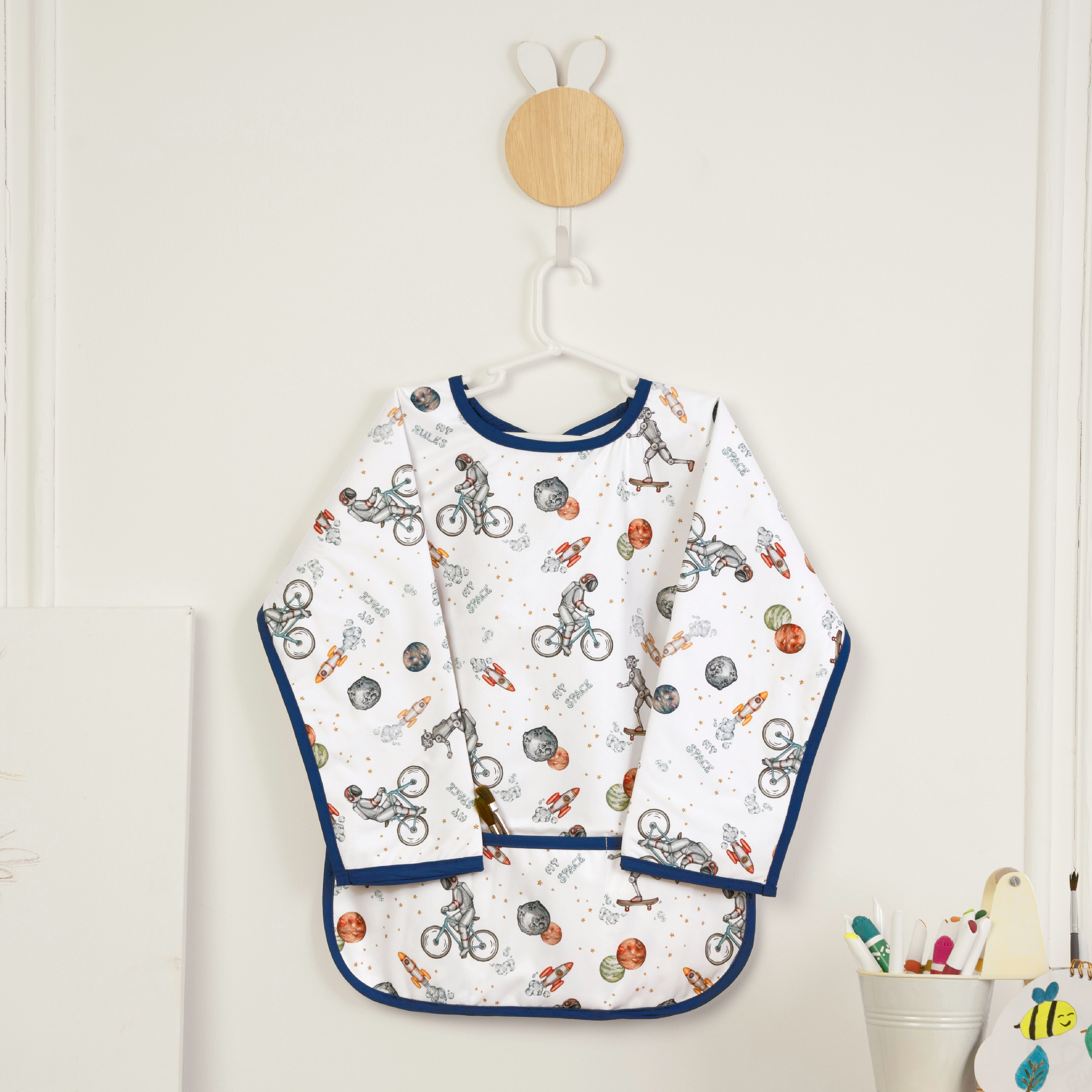 To The Moon And Back Little Artist Apron - With Sleeves