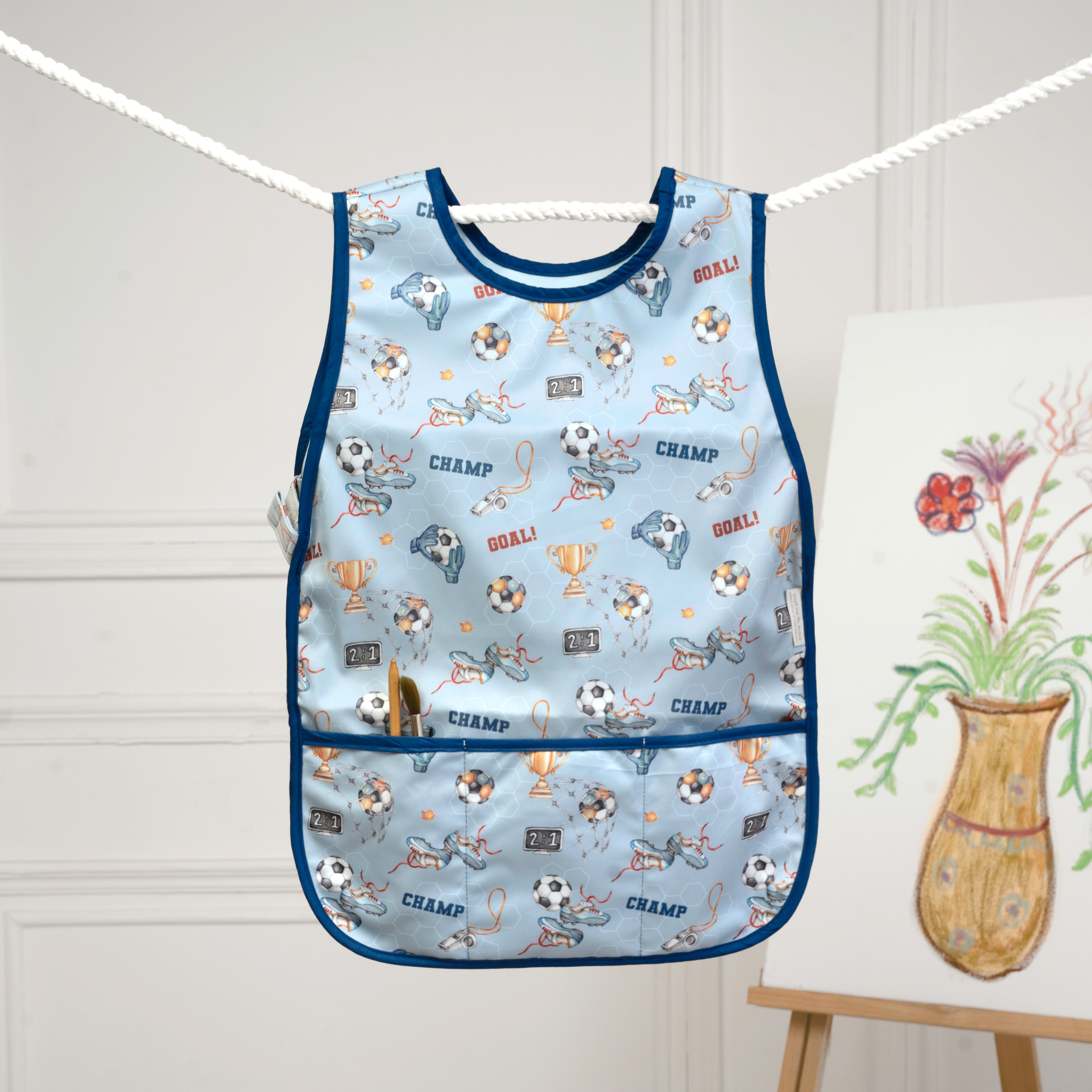 The Game Plan Little Artist Apron - Sleeveless