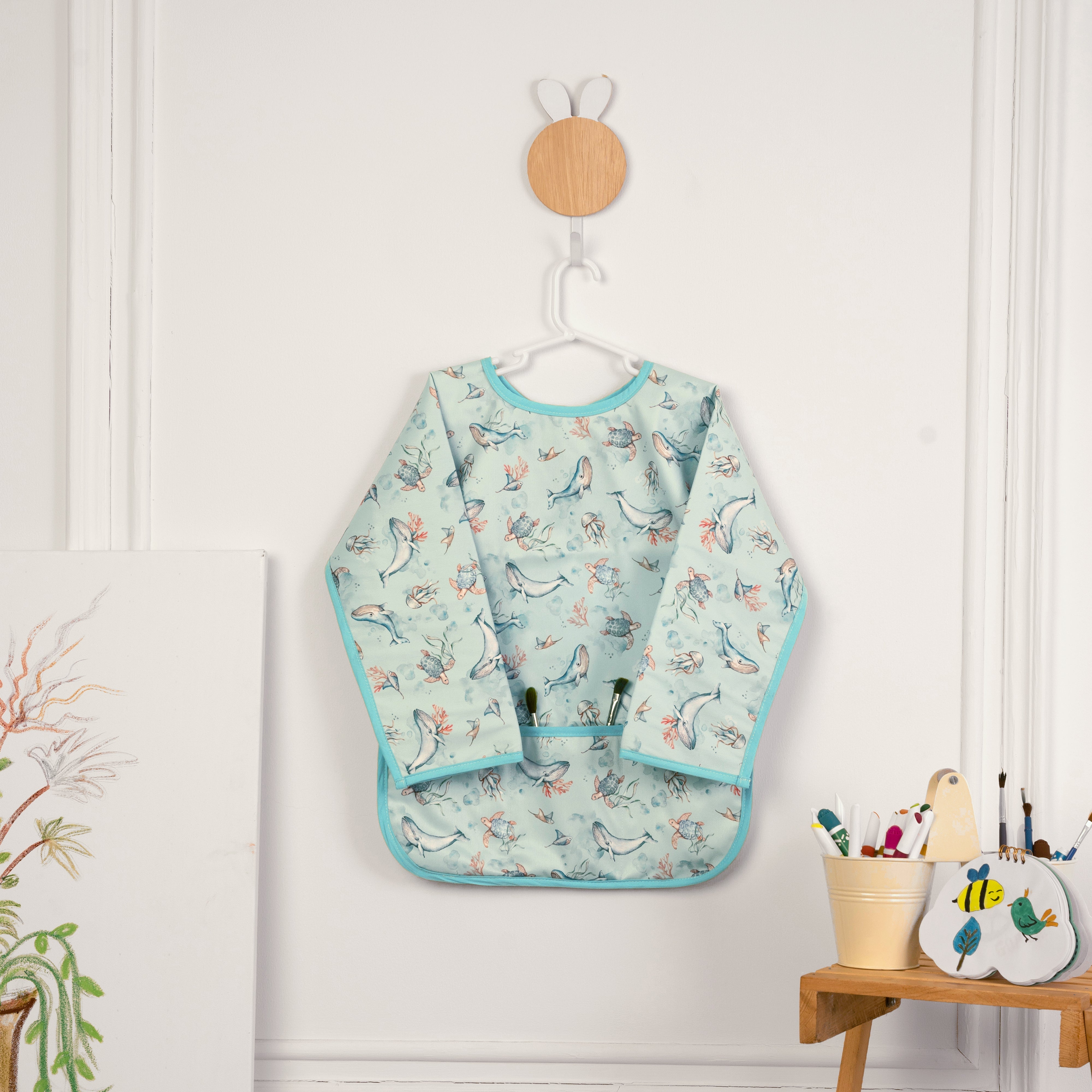 Maritime Magic Little Artist Apron - With Sleeves