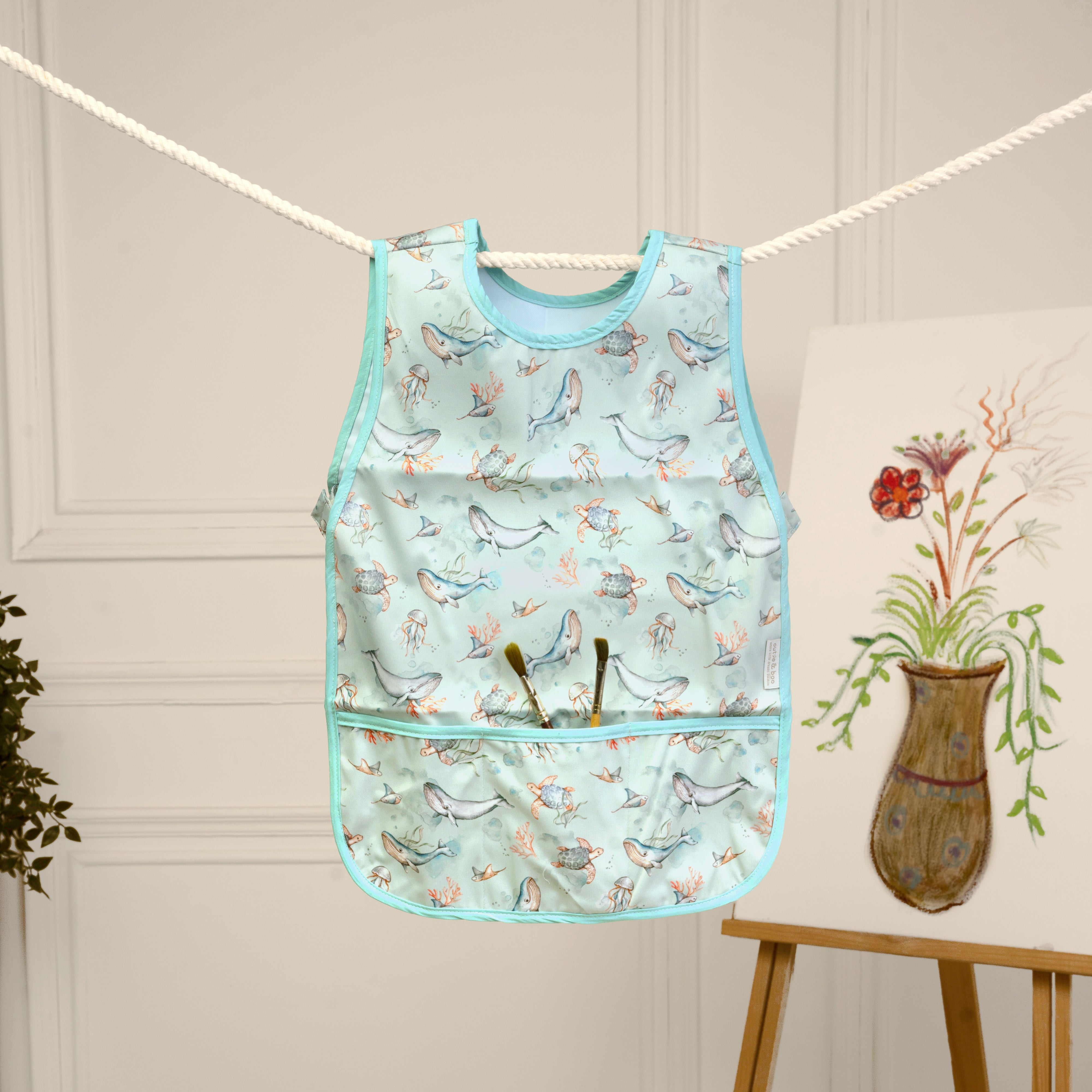 Maritime Magic Little Artist Apron - Sleeveless