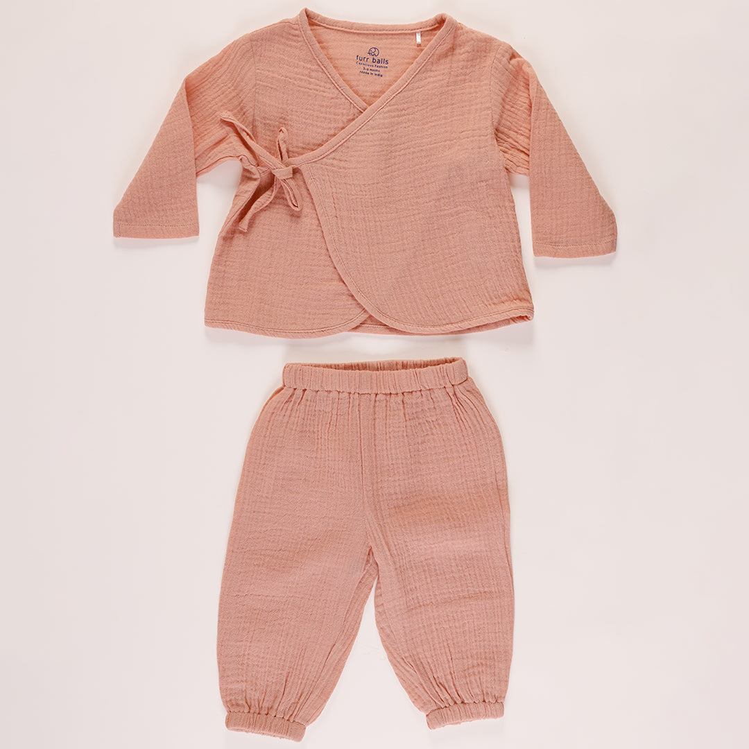Baby snuggle suit co-ord set