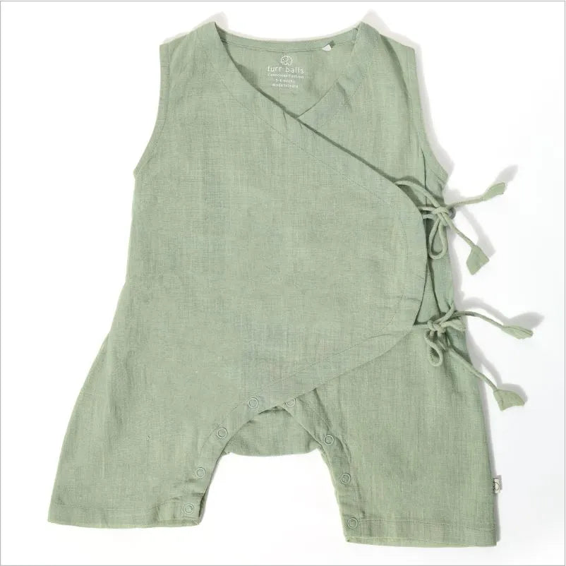 Baby Snuggle Suit - Mineral Green