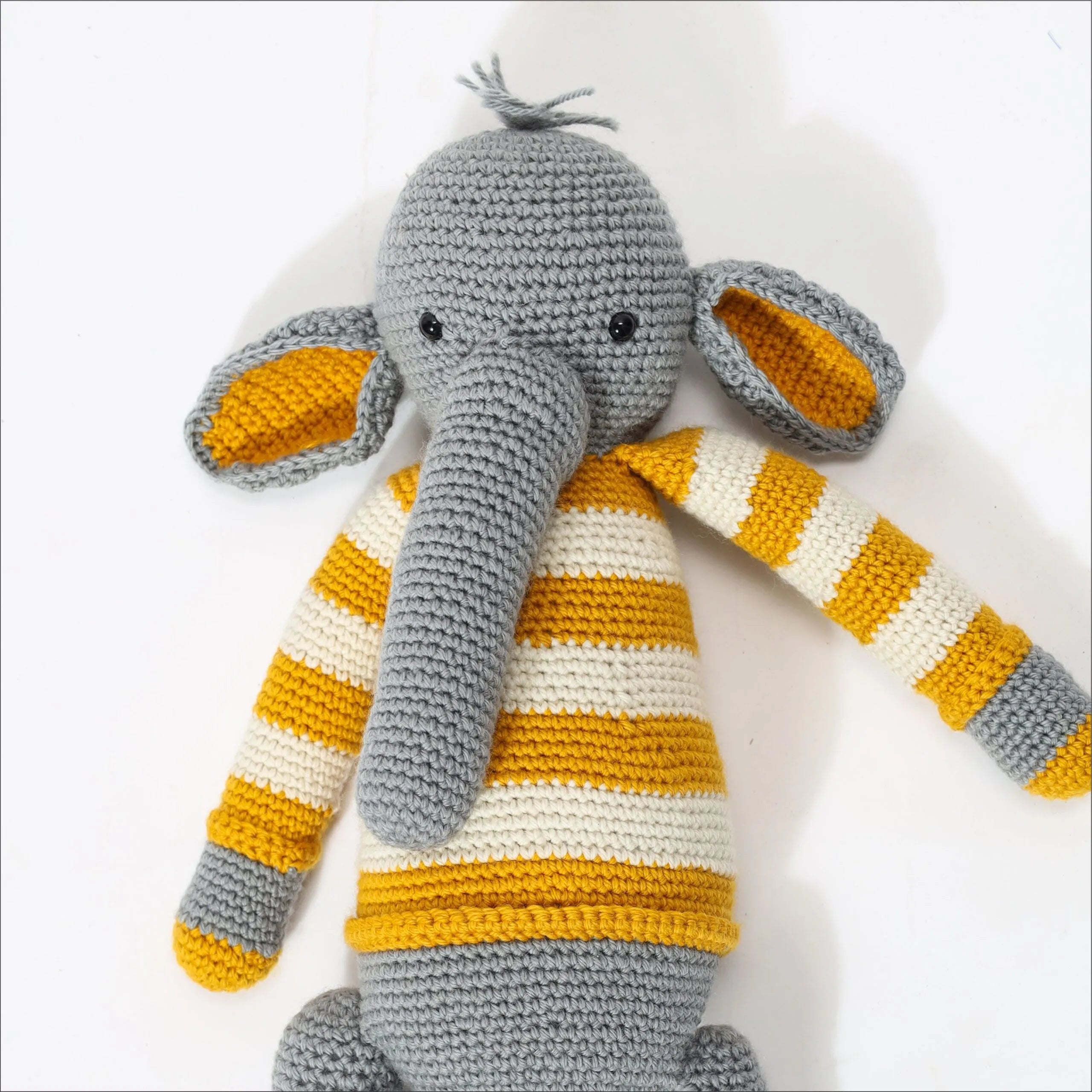 Ellie The Elephant - Grey Melange