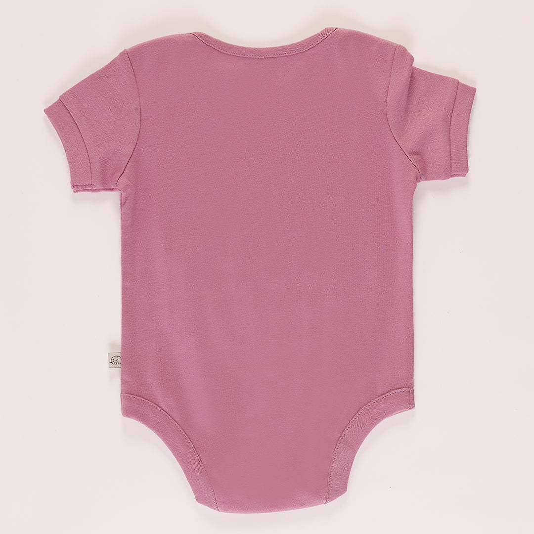 Baby Organic "happy dayz" short sleeves bodysuit