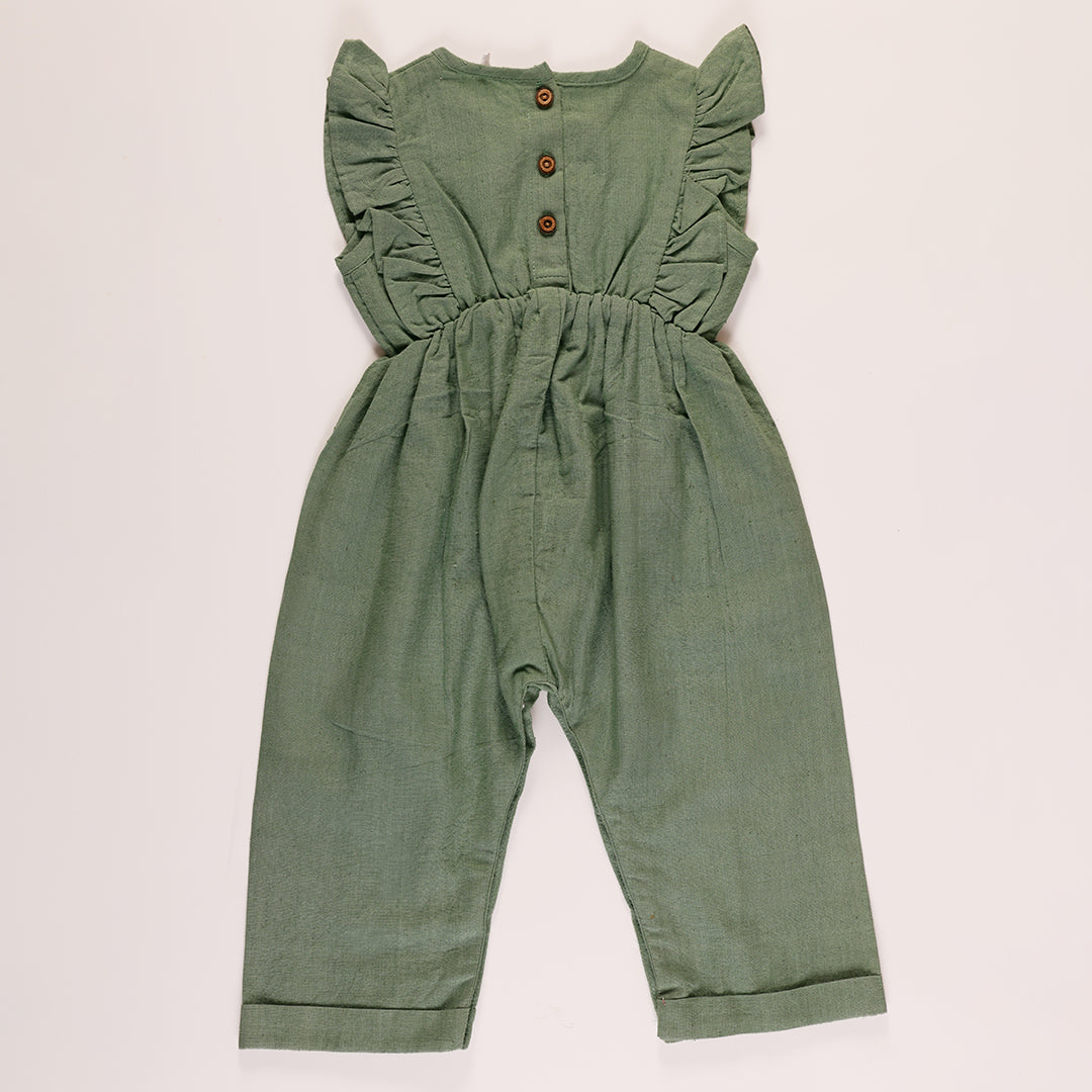 Baby embroidered sleevless Jumpsuit