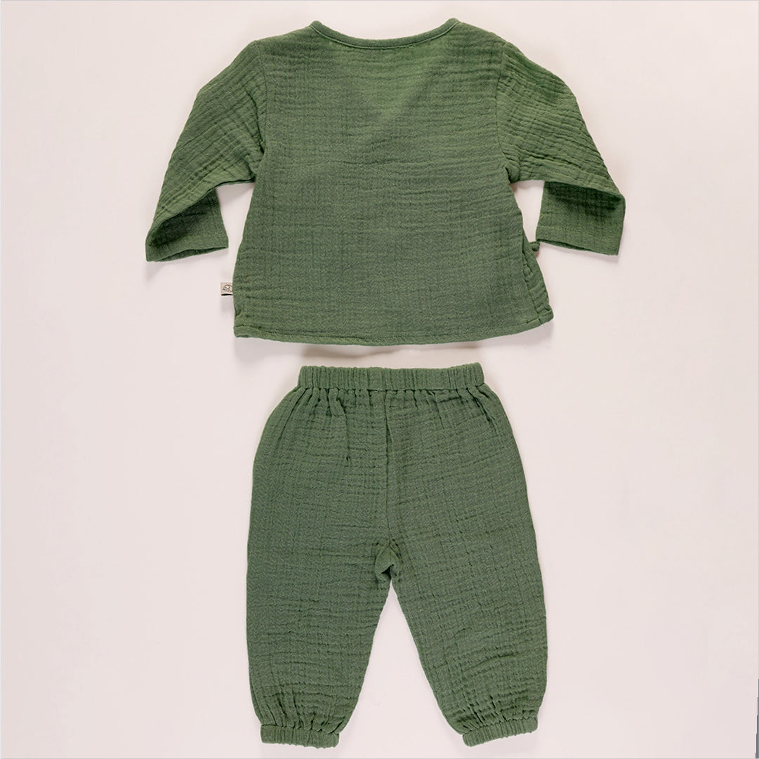 Baby snuggle suit co-ord set