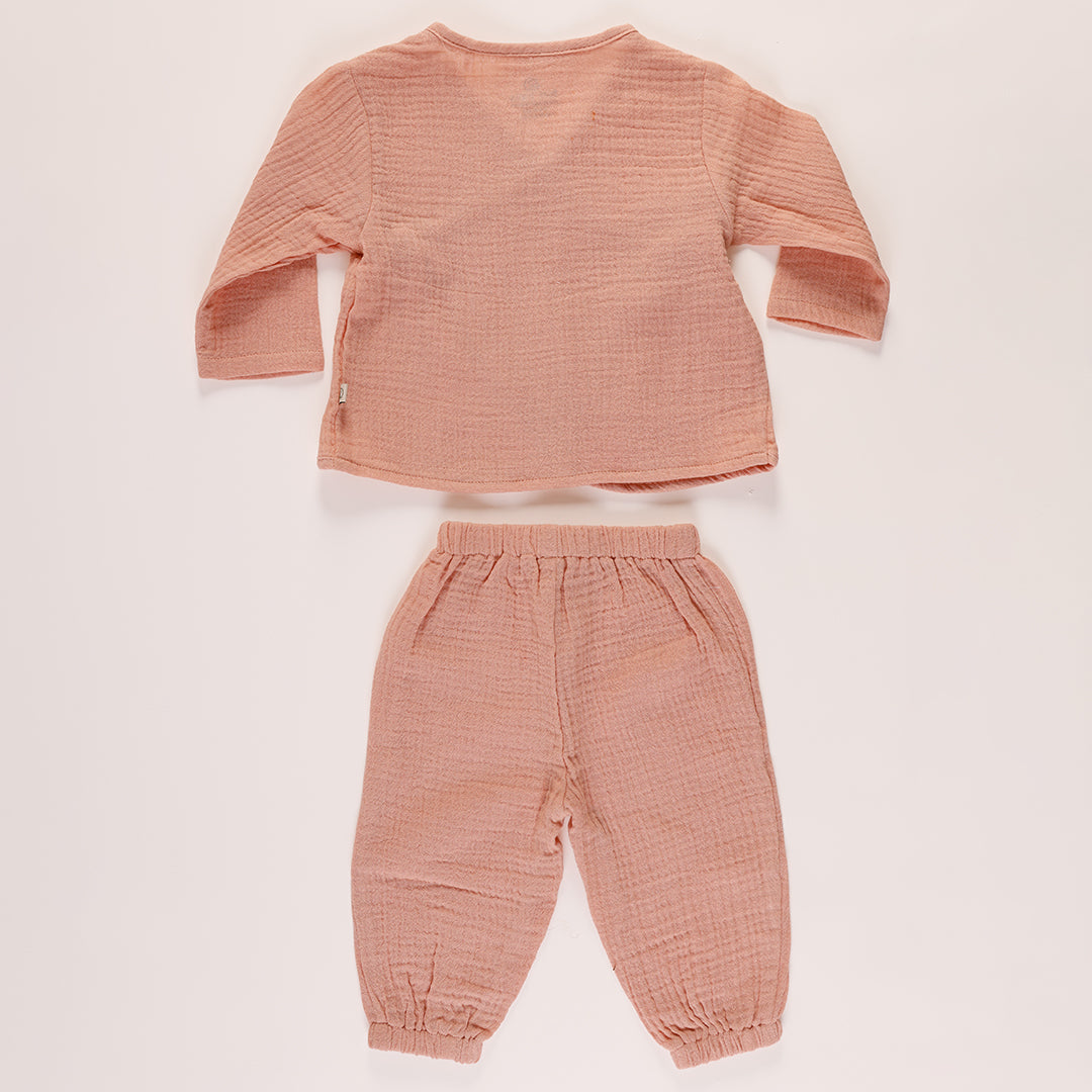 Baby snuggle suit co-ord set