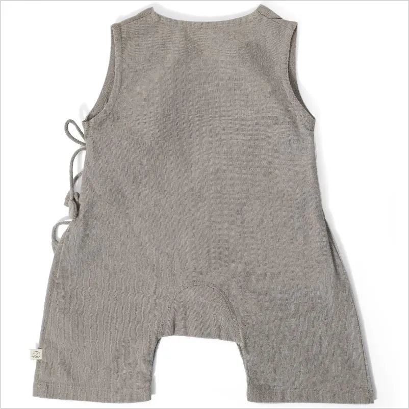 Baby Snuggle Suit - Grey Material