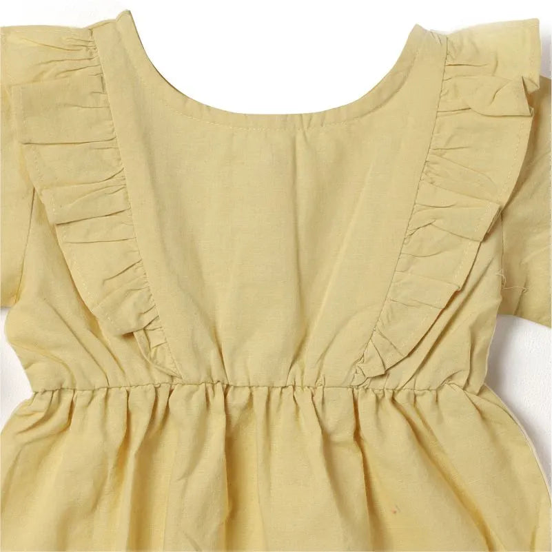 Full Sleeves Frill Romper - Artisans