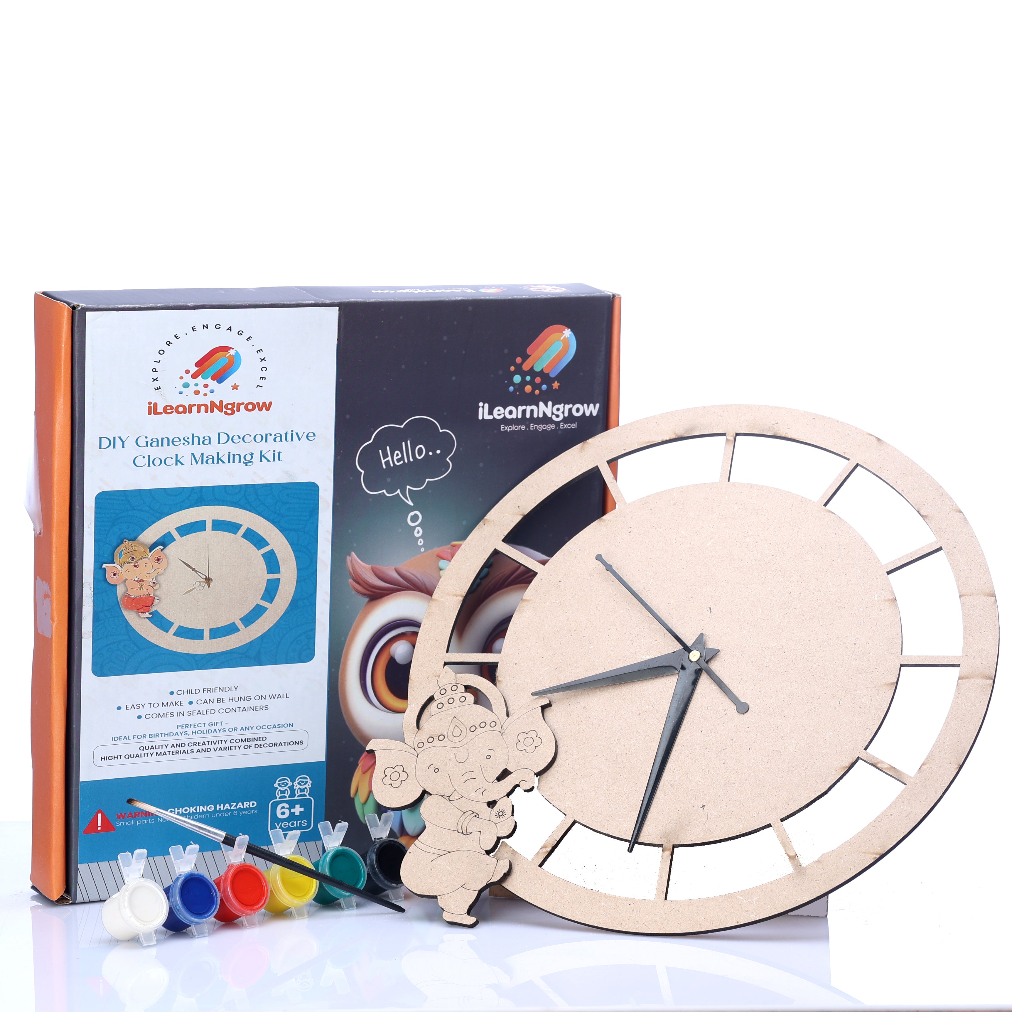 DIY Ganesha Decorative Clock Making Kit