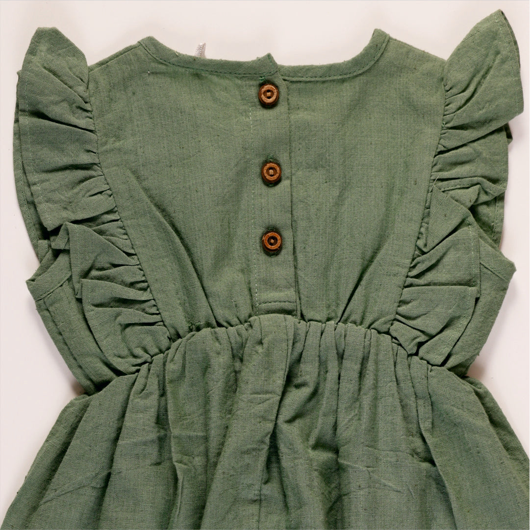 Baby embroidered sleevless Jumpsuit