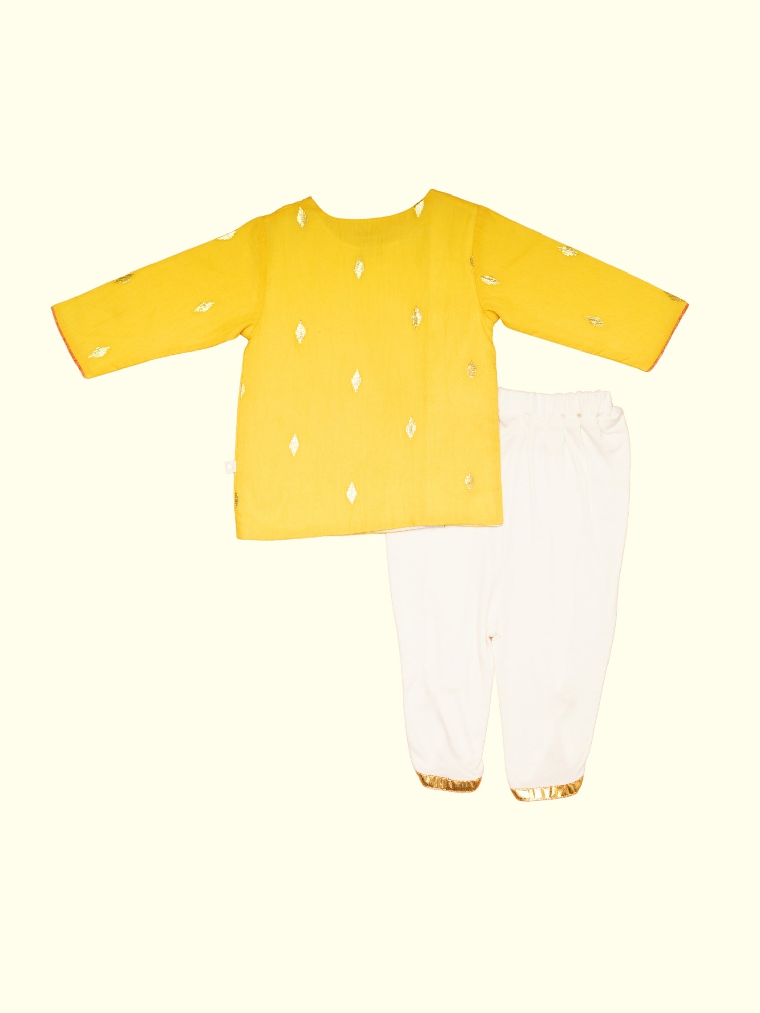 Deepam - Baby Boy Kurta Dhoti Set | Yellow