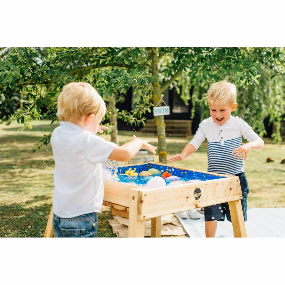 Build And Splash Wooden Sand And Water Table - Natural