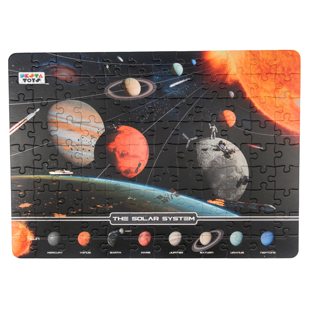 Solar System Jigsaw Puzzle (108 Jumbo Pieces)