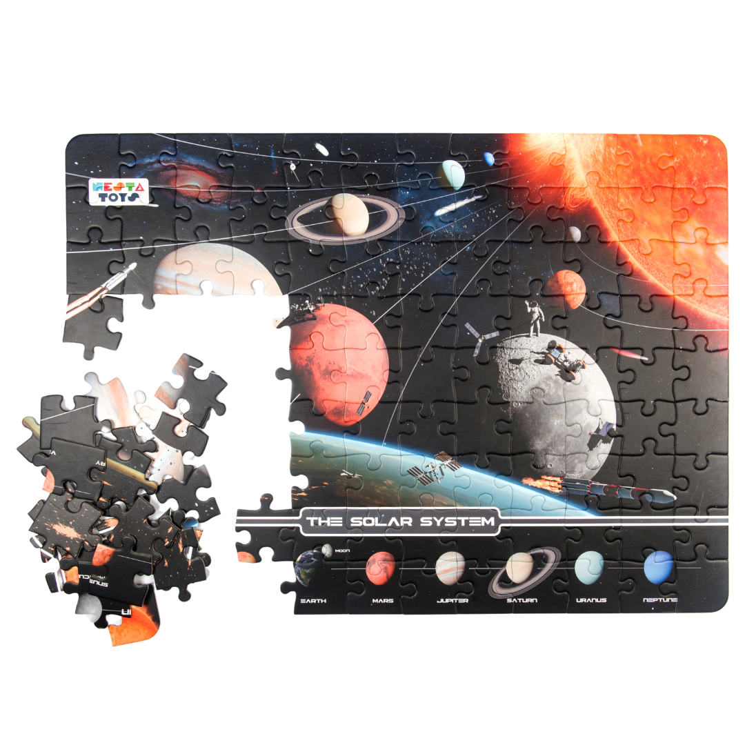 Solar System Jigsaw Puzzle (108 Jumbo Pieces)