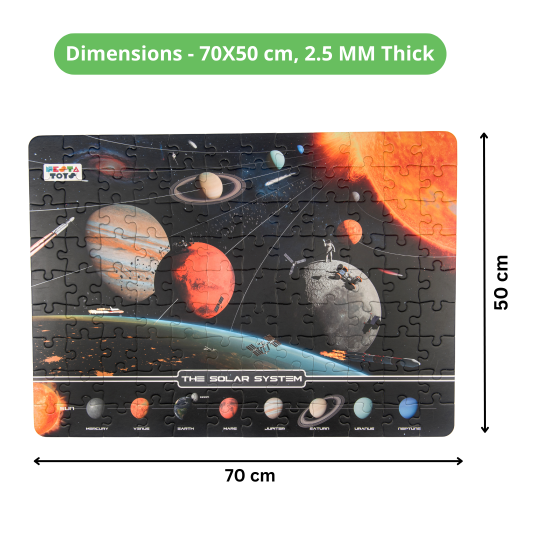 Solar System Jigsaw Puzzle (108 Jumbo Pieces)