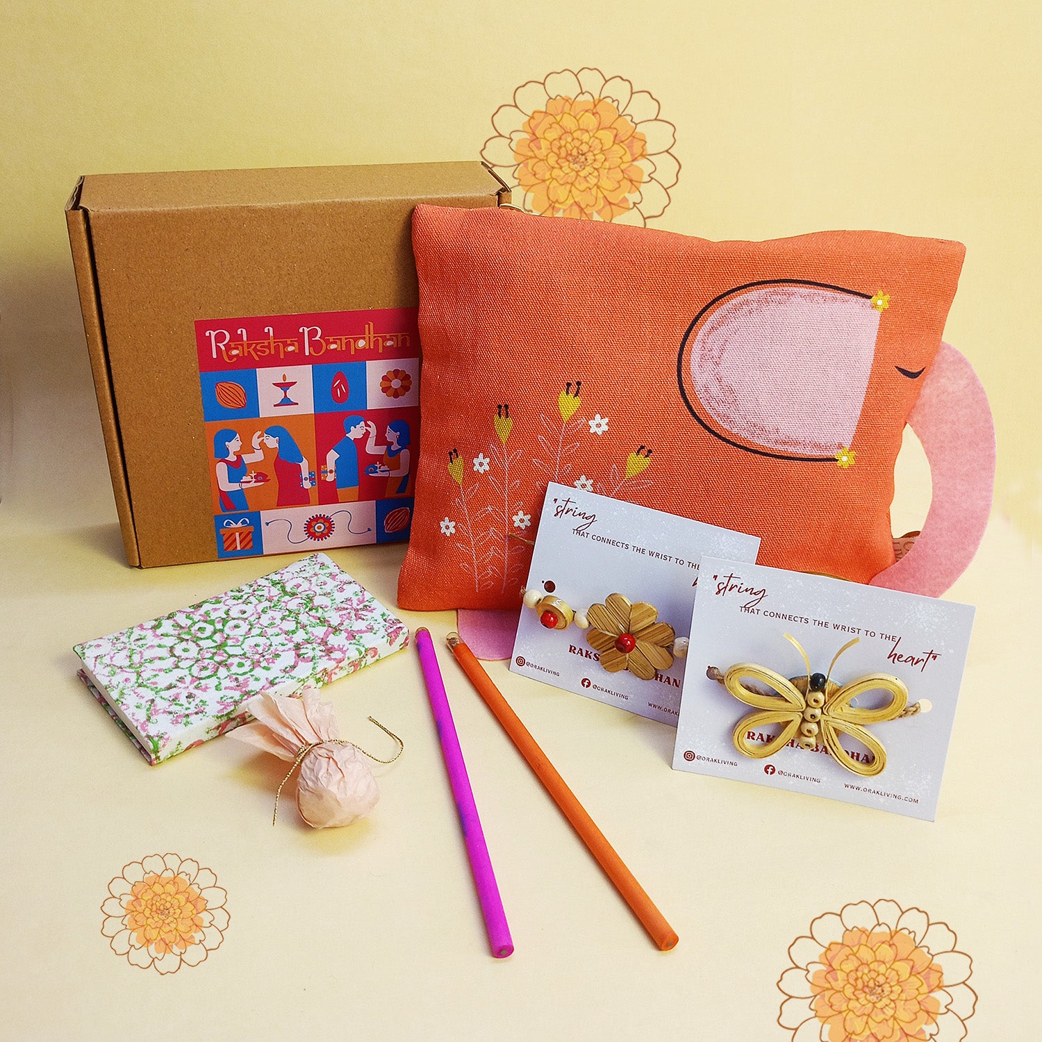 Rakhi Hamper - Buds & Butterflies