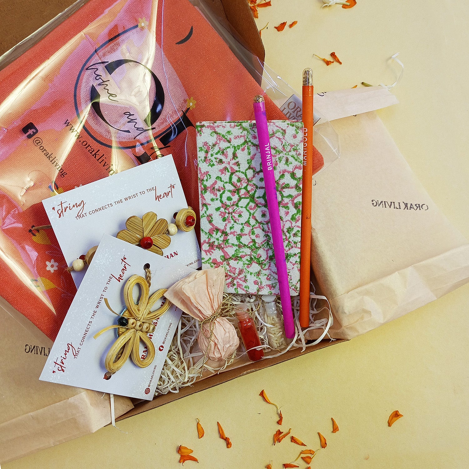 Rakhi Hamper - Buds & Butterflies