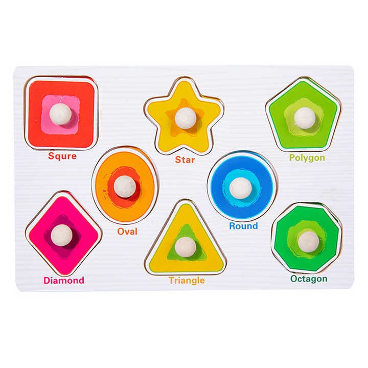 Shapes 2 Knob Puzzle