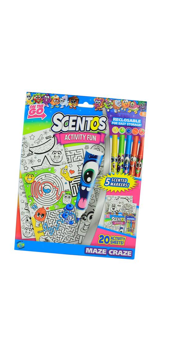 On The Go Scented Activity Fun Sets - Maze Craze & Dot To Dot Scentos