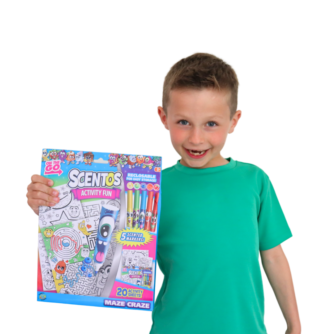 On The Go Scented Activity Fun Sets - Maze Craze & Dot To Dot Scentos