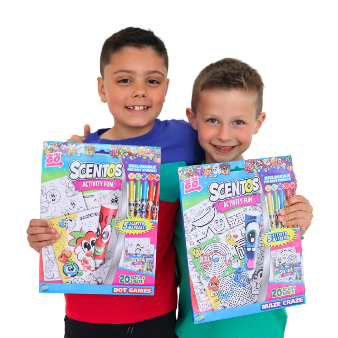 On The Go Scented Activity Fun Sets - Maze Craze & Dot To Dot Scentos