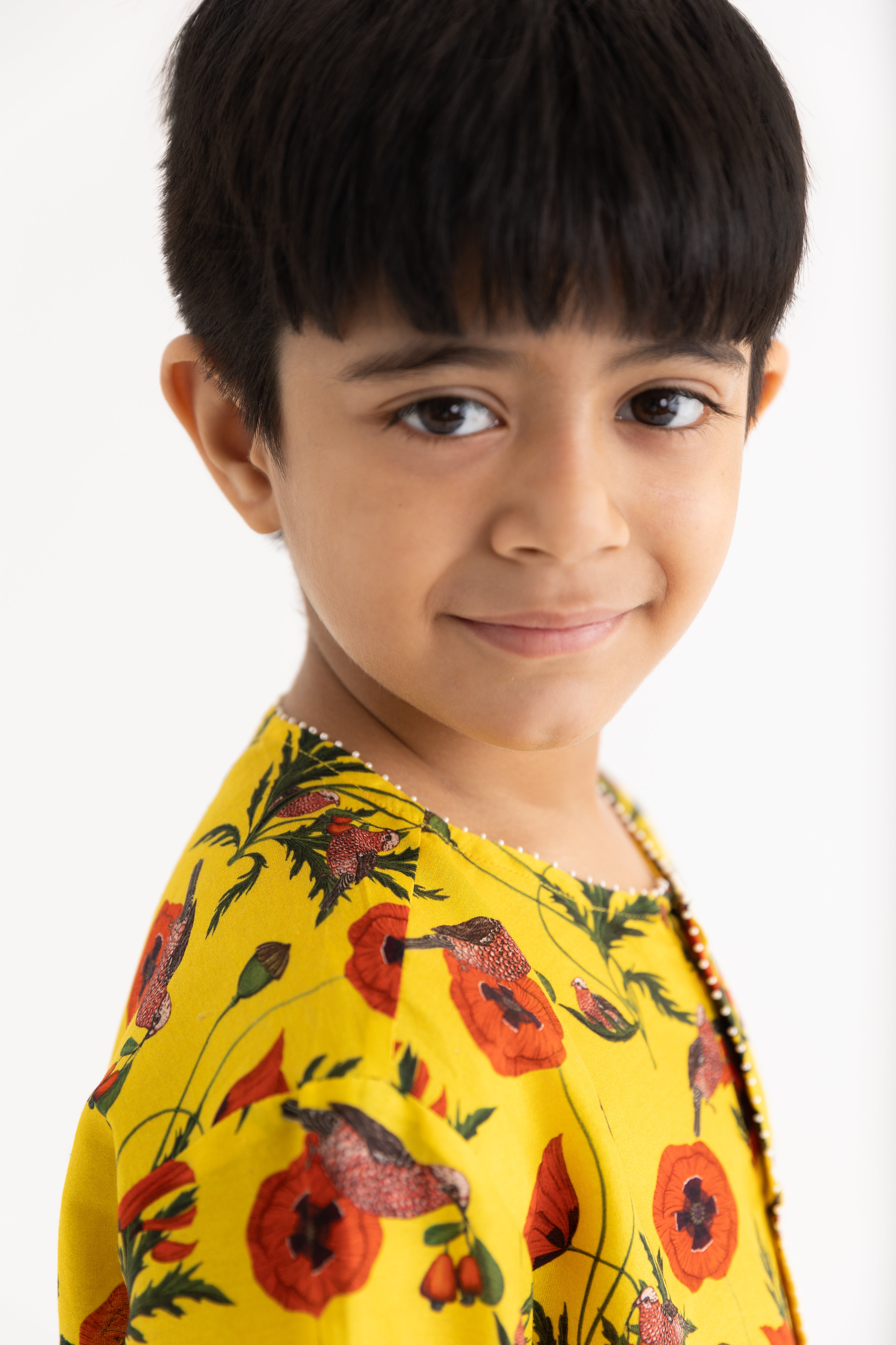 Chidiya Rani Badi Sayani Yellow Kurta and Pyjama