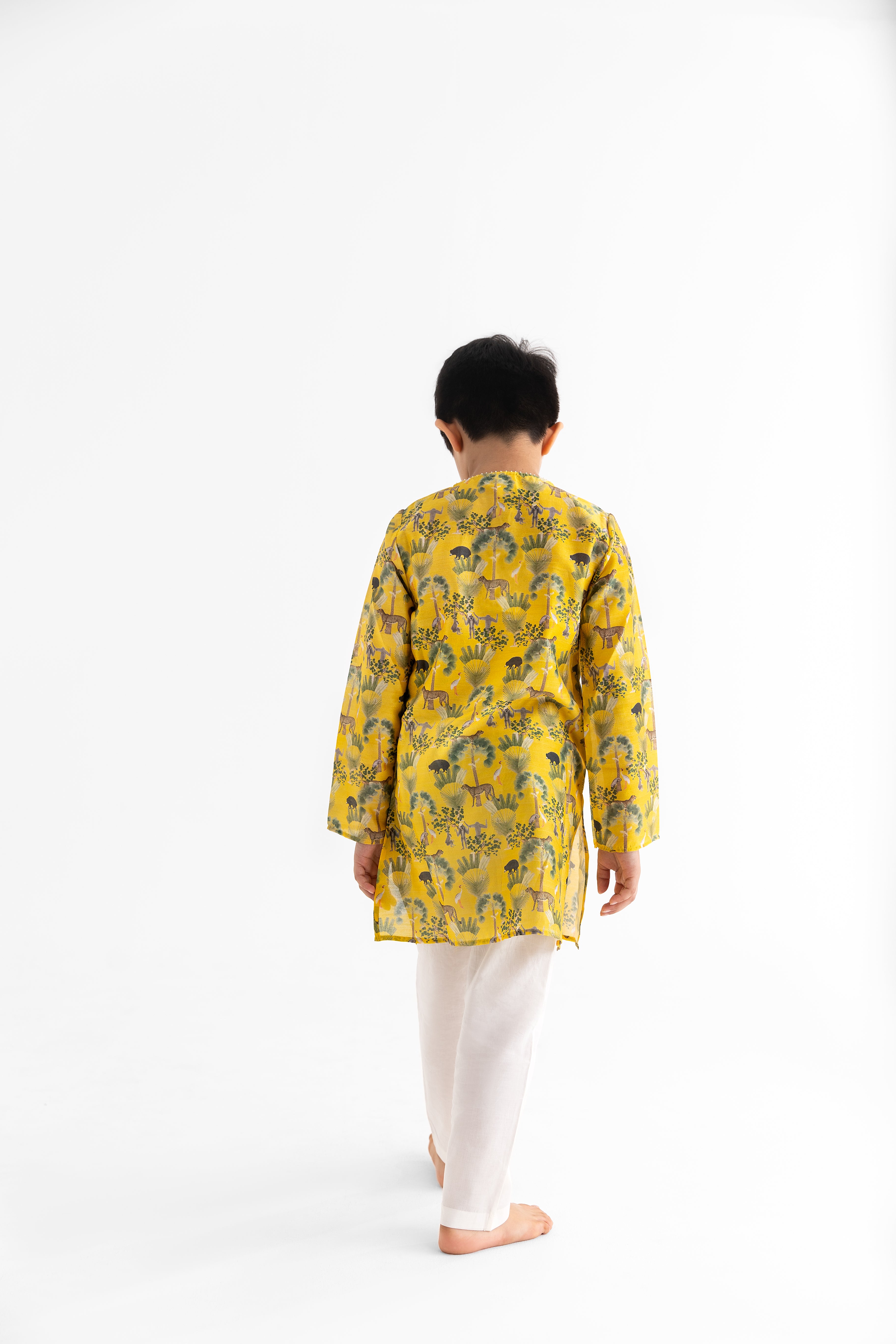 Mustard sunderban kurta and pyjama